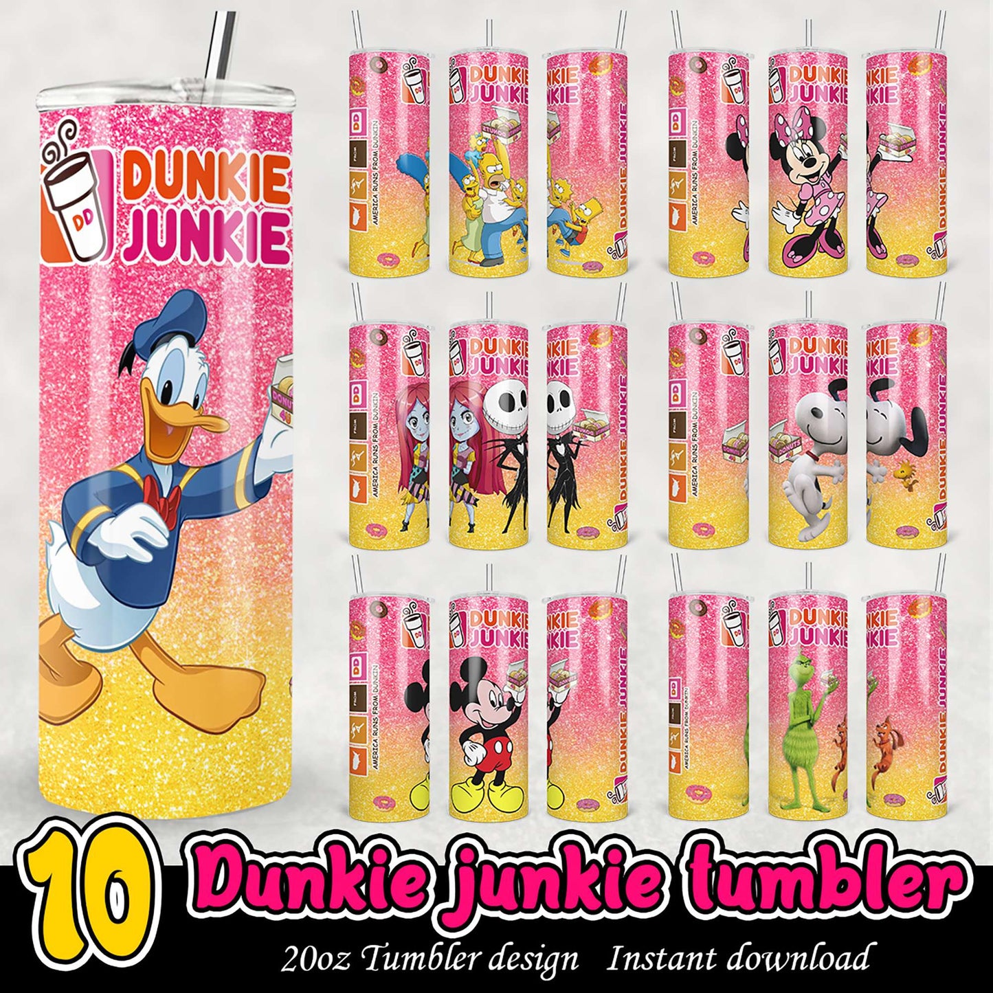 10 Dunkie Junkie Tumbler Designs