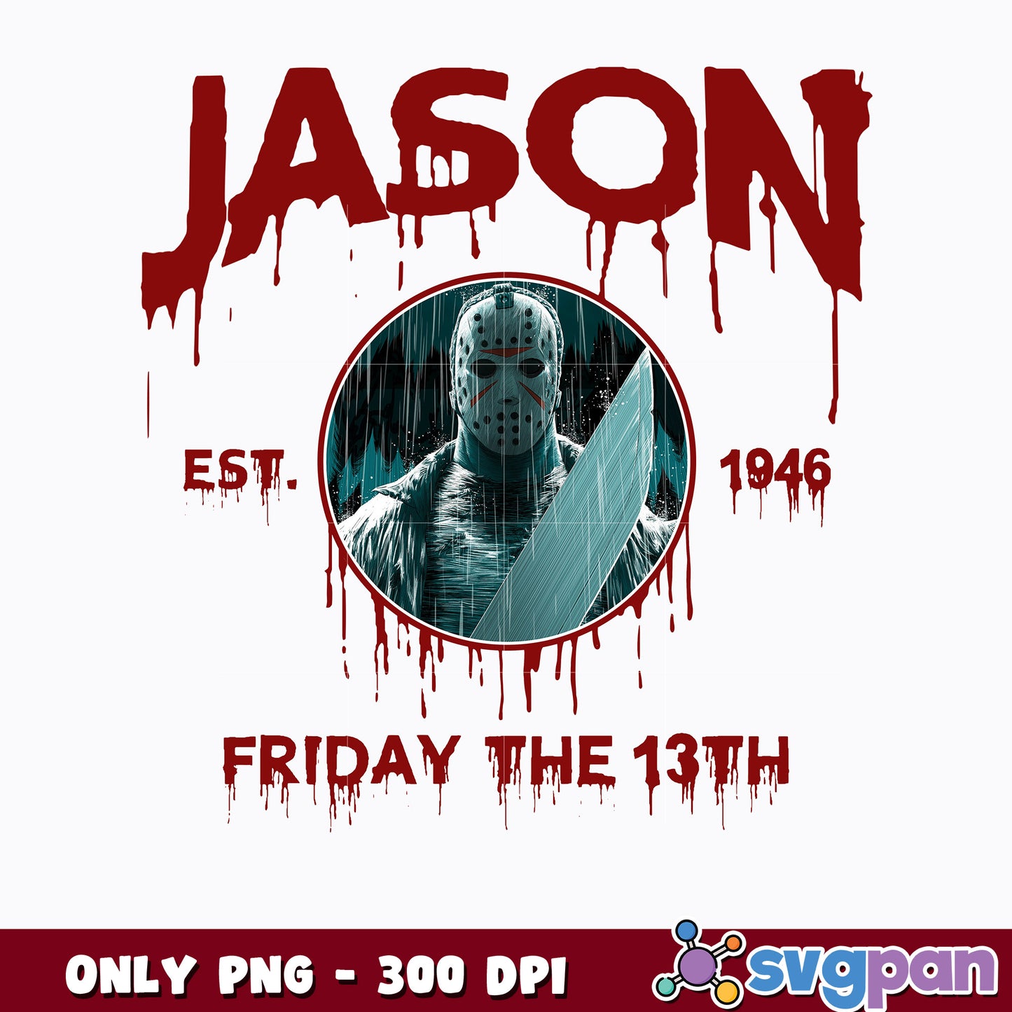 Jason est 1946 horror movie png