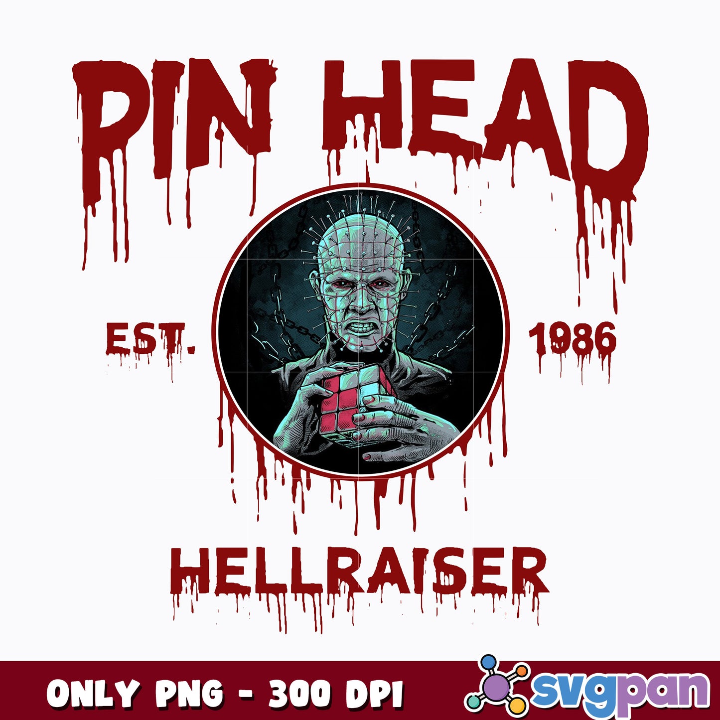 Pinhead est 1986 horror movie png