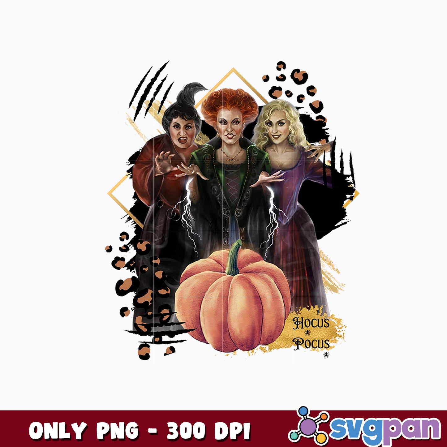 Hocus Pocus Stickers Halloween png