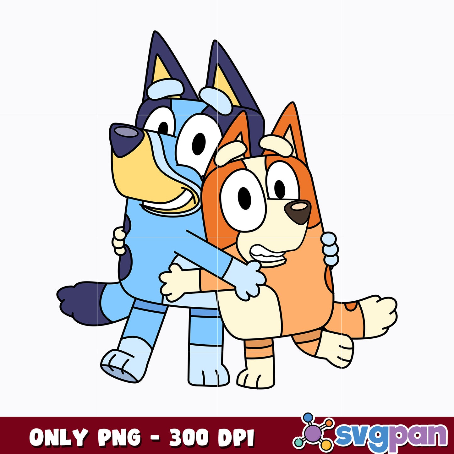 Bluey and bingo cartoon png