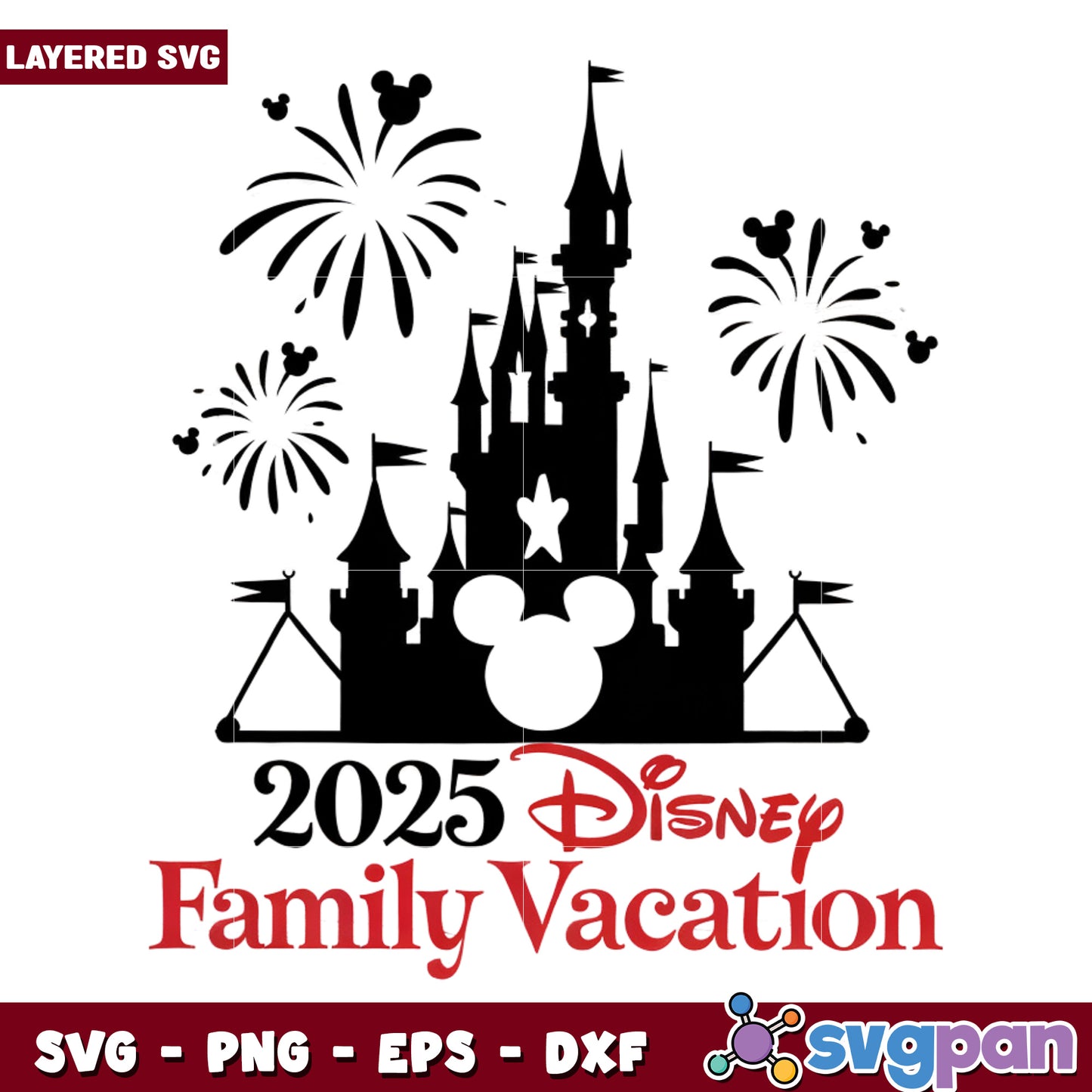 2025 family vacation png, disneyland vacation png, disney cartoons png