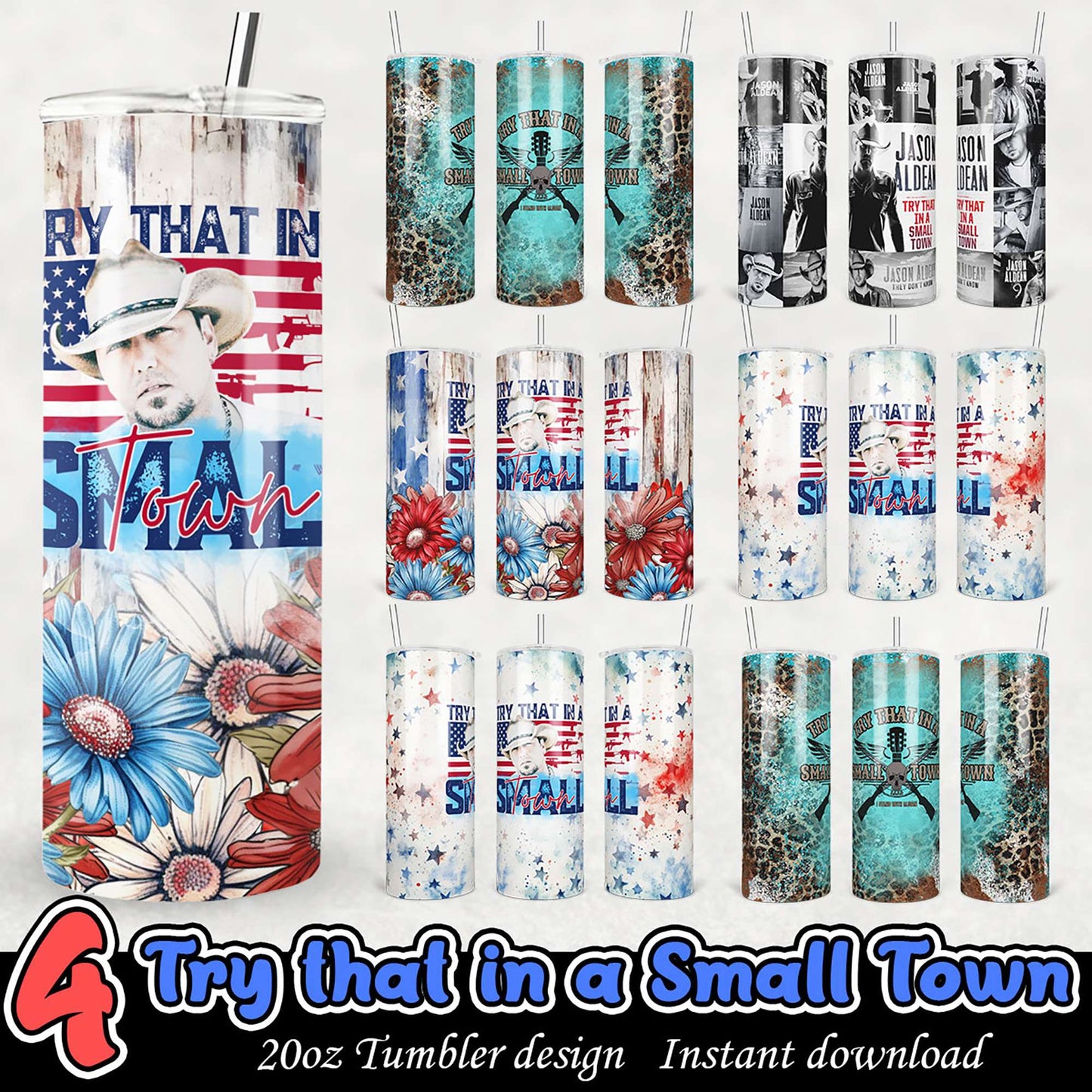 20oz Tumbler Designs Try That in a Small Town