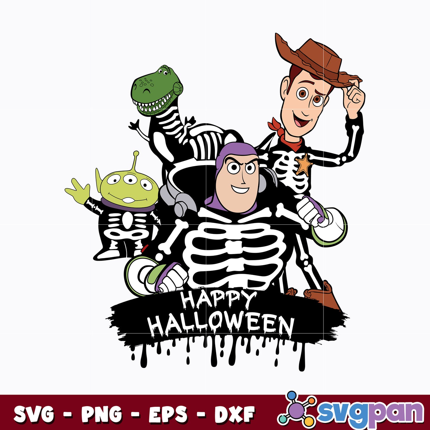 toy Story Halloween svg, Woody Toy Story svg