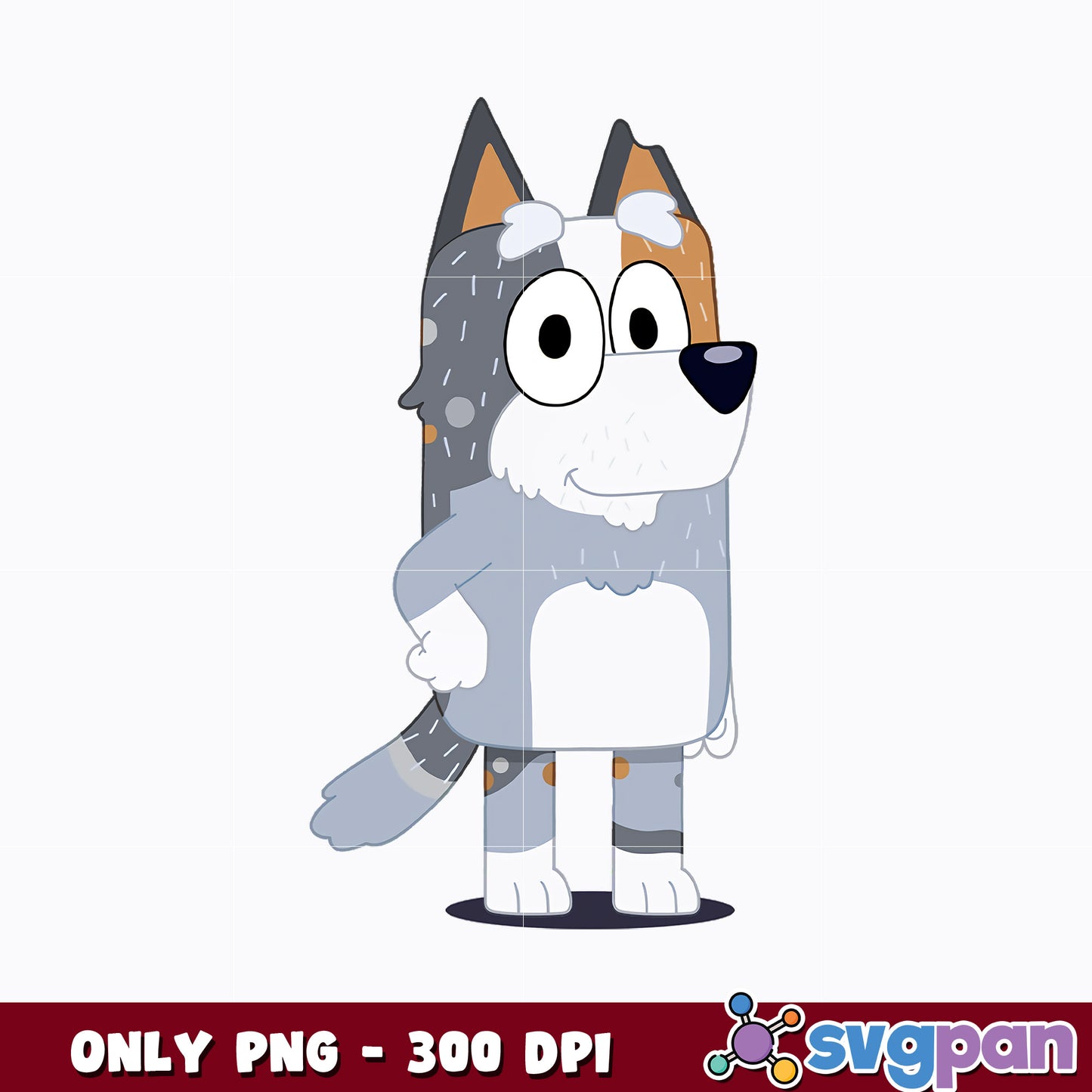 Grandad Bluey png, Bluey png