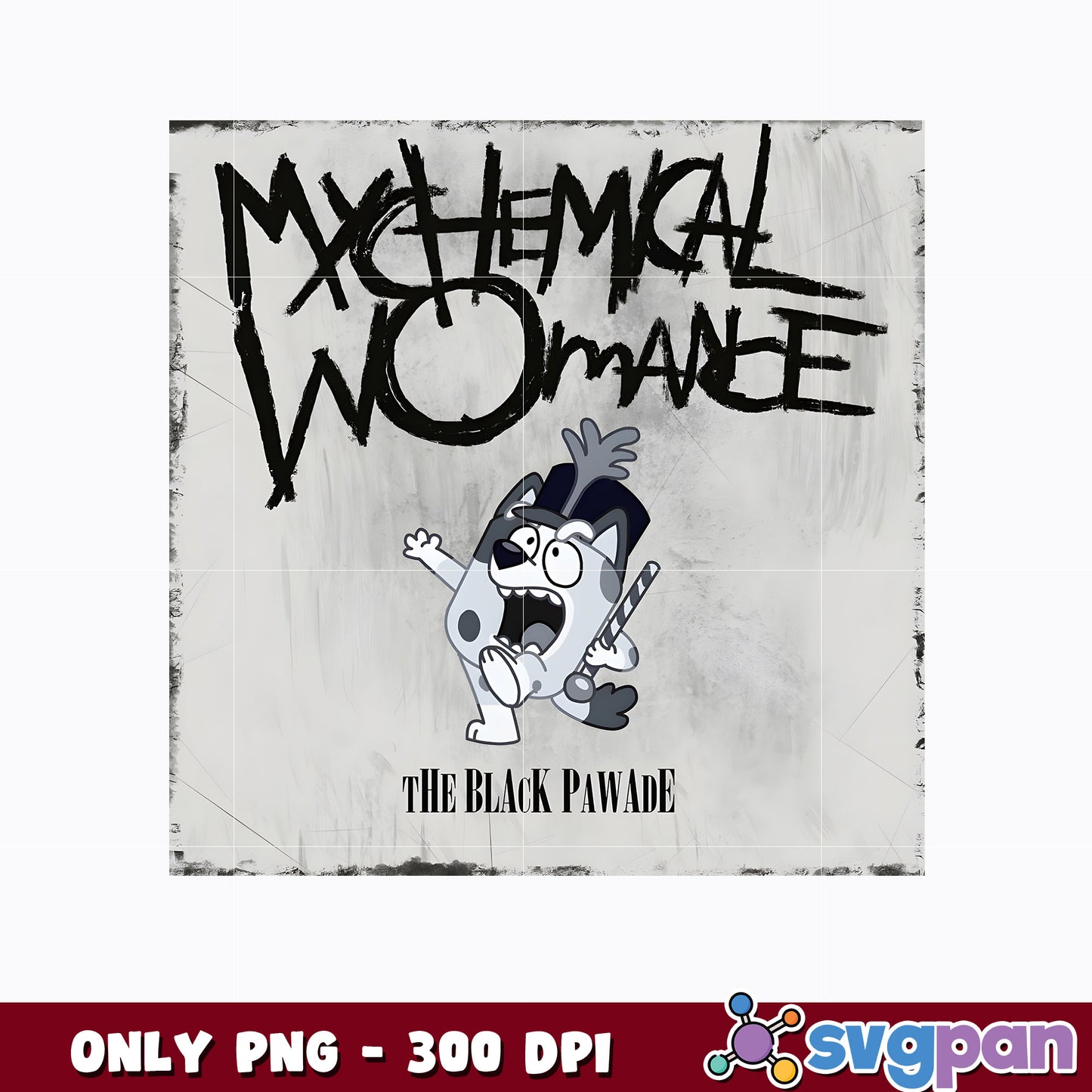 Bluey My Chemical Romance png