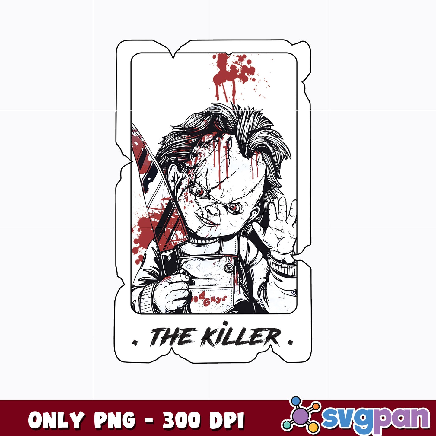 The killer png, ghost doll png