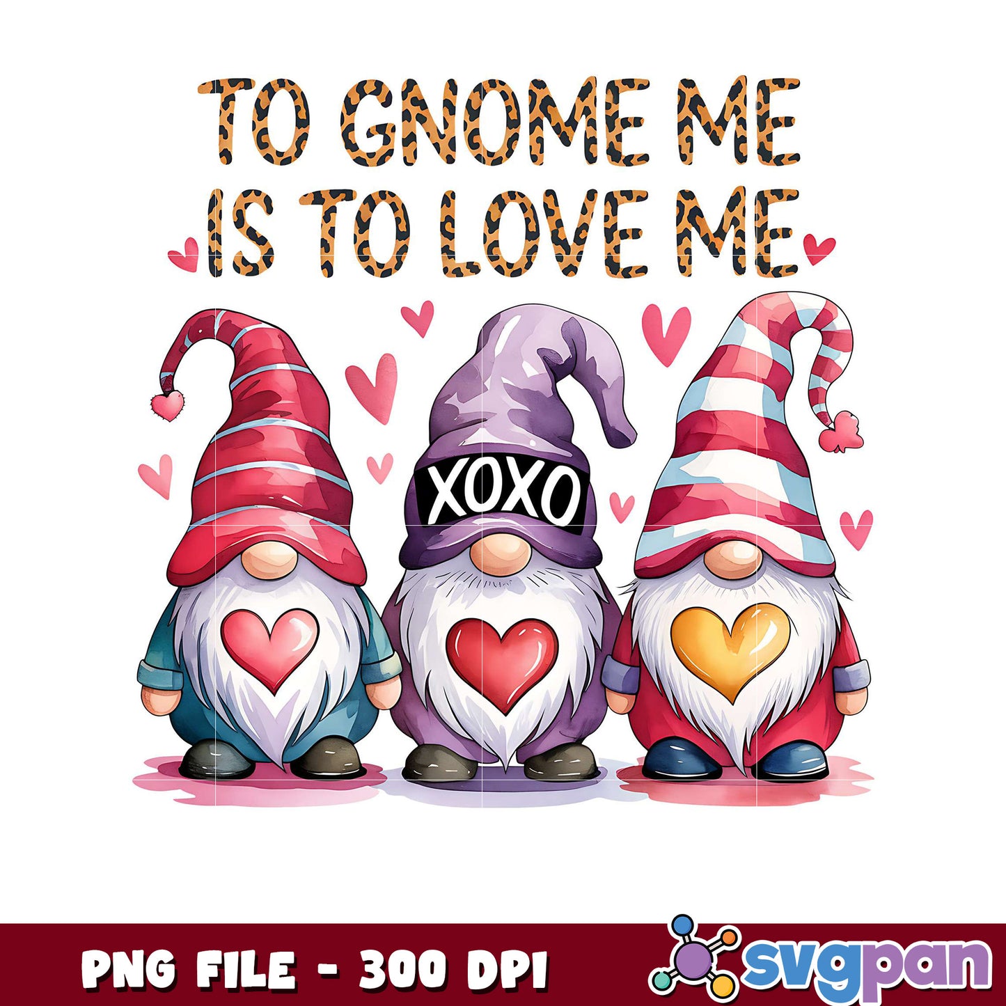 Adorable gnomes for Valentine decor, perfect for gifts