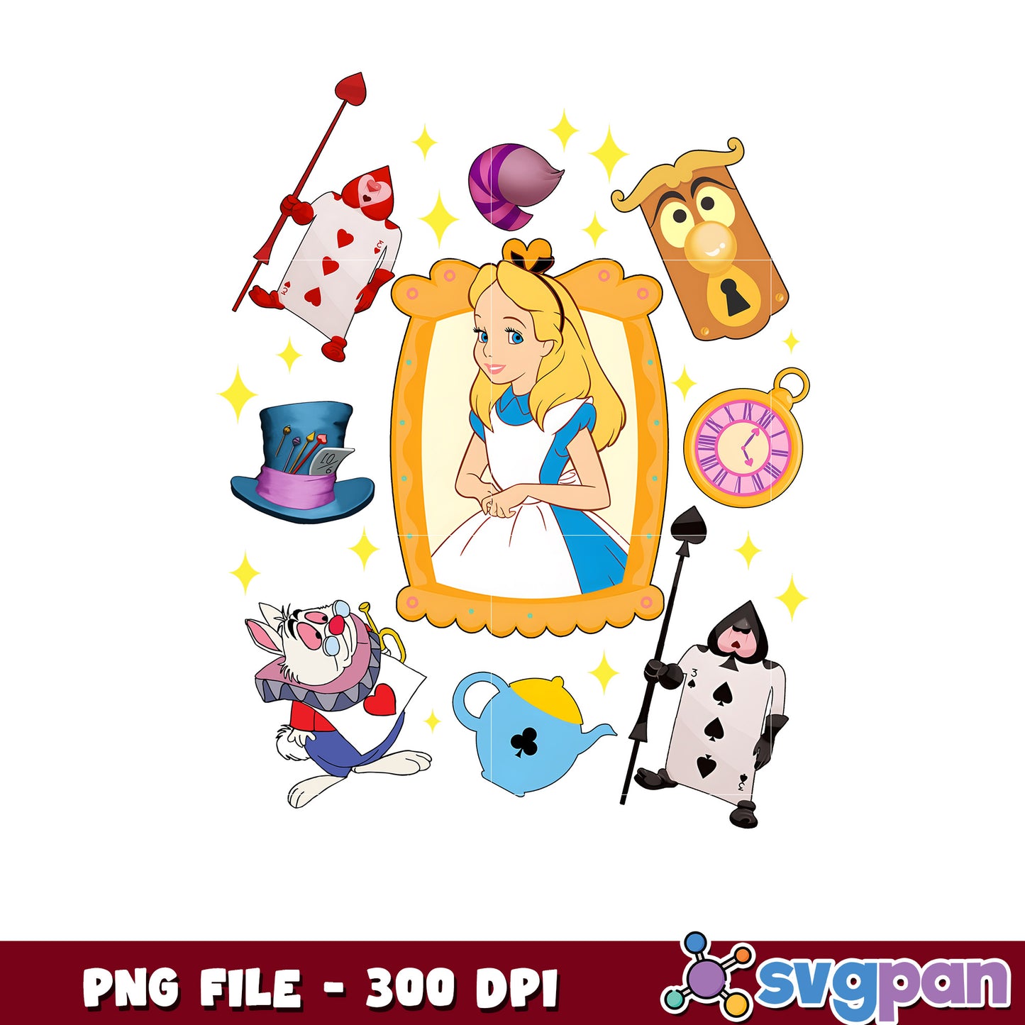 Alice in bounderland png, alice in bounderland characters png, disney movie png