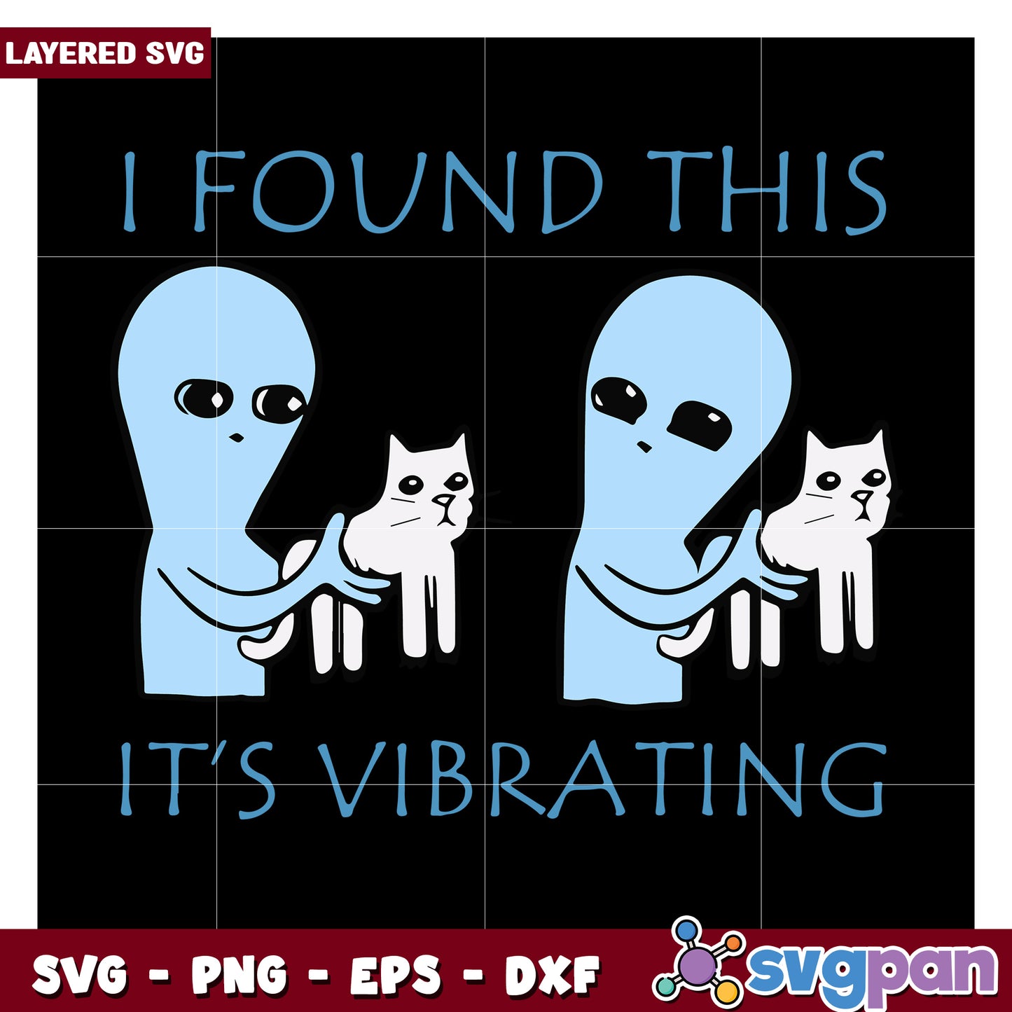 Alien Holding Cat SVG Design, Perfect for Unique Art Projects