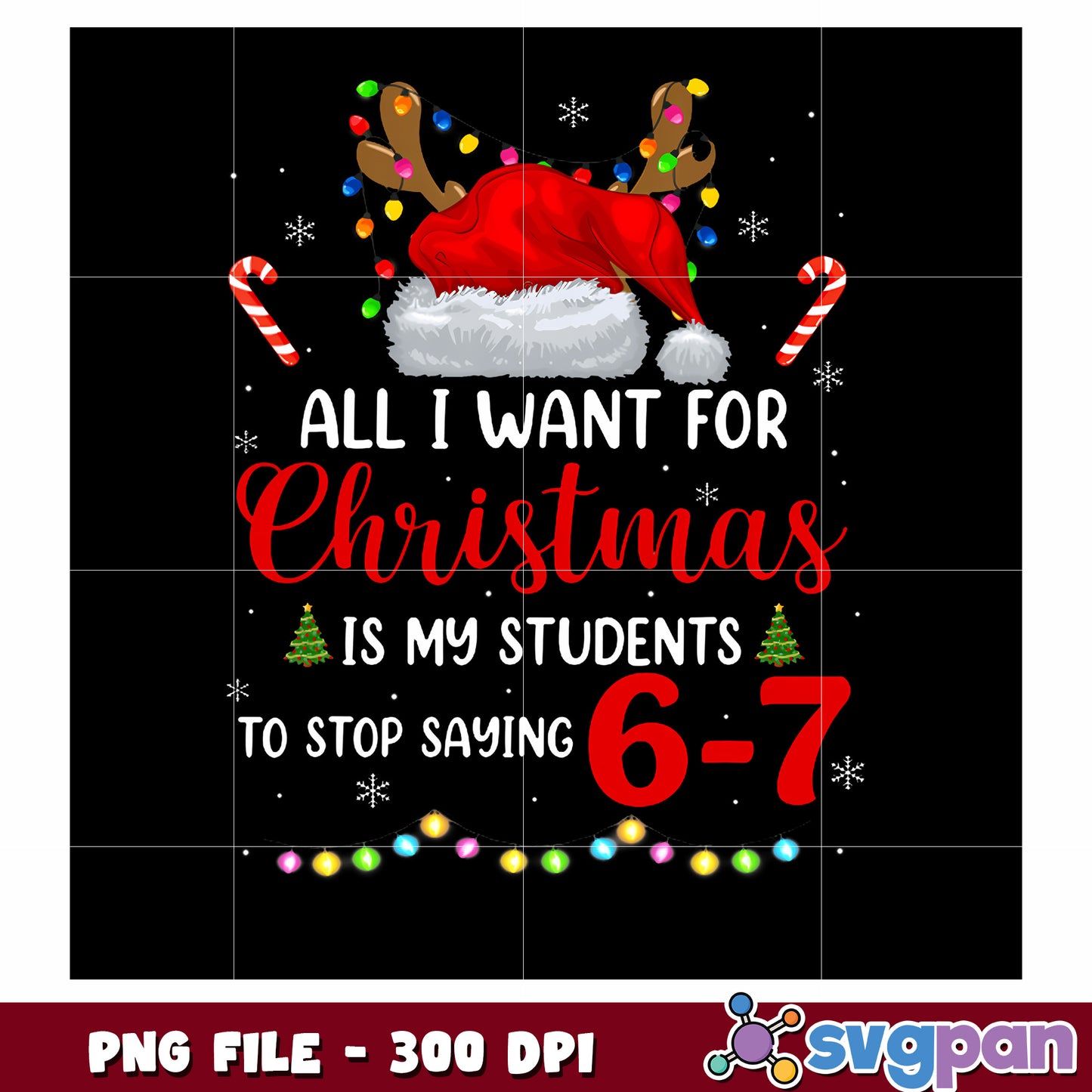 All I Want For Christmas png, christmas songs png, six seven png