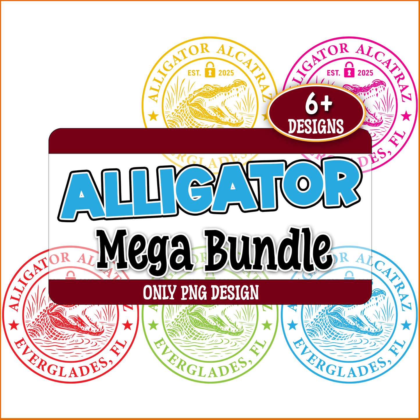 Alligator Alcatraz Png bundle