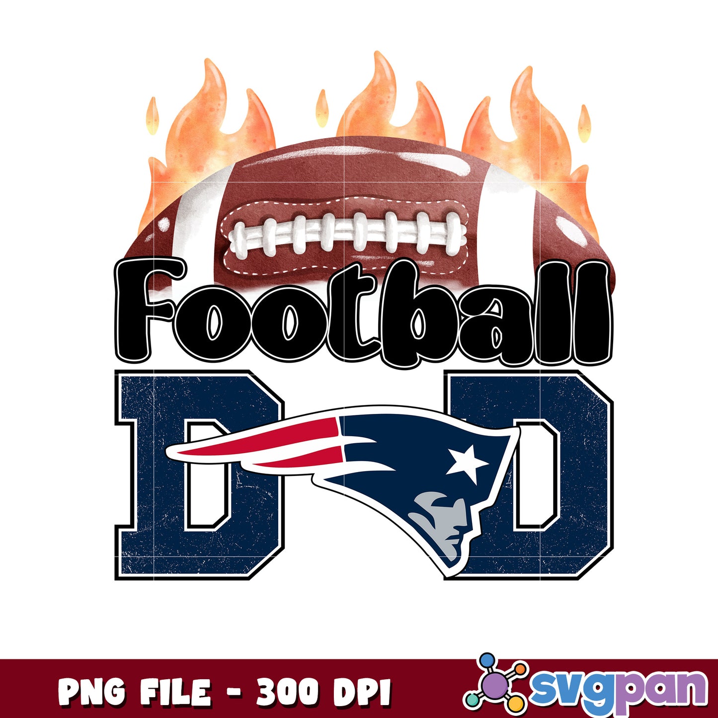 American football dad new england patriots png, sporty dad game day png, nfl football teams png