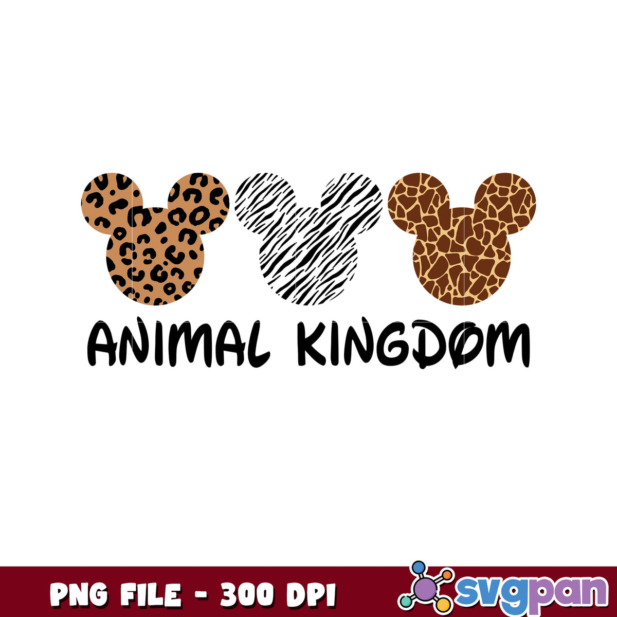Animal Kingdom Mickey Ears PNG