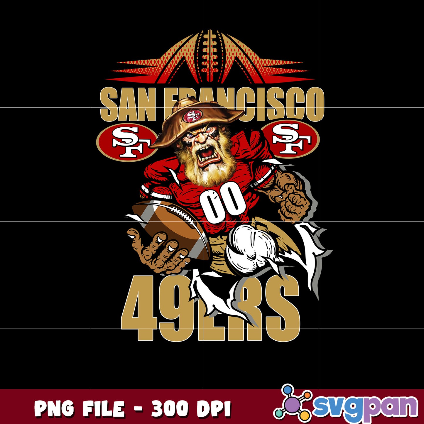 Animal logo san francisco 49ers design png, national fottball league png, list of nfl teams png