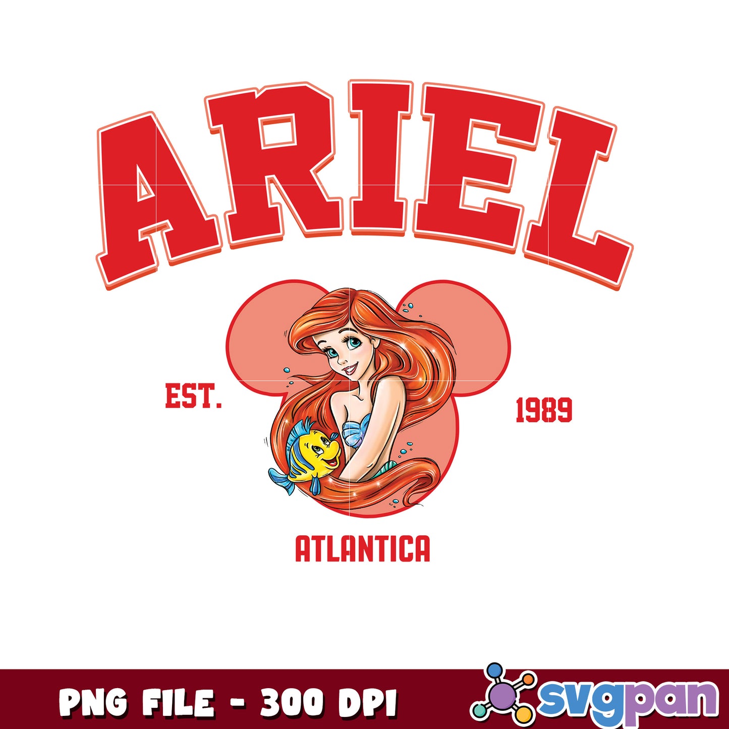 Ariel Disney PNG 1989 Atlantica