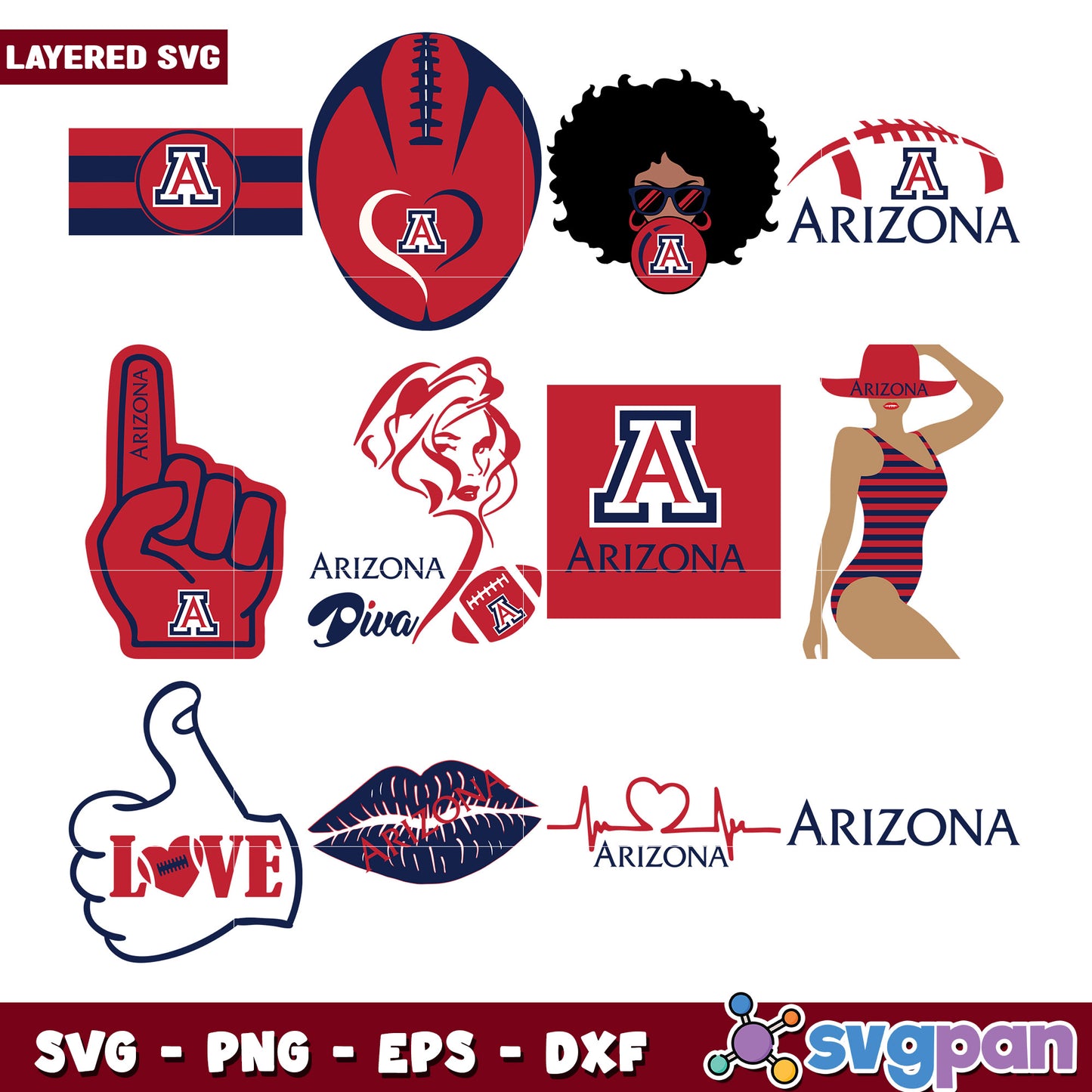 Arizona Bundle SVG Layered Files
