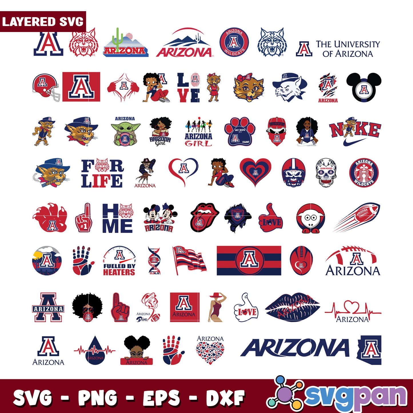 Arizona Wildcats SVG Bundle