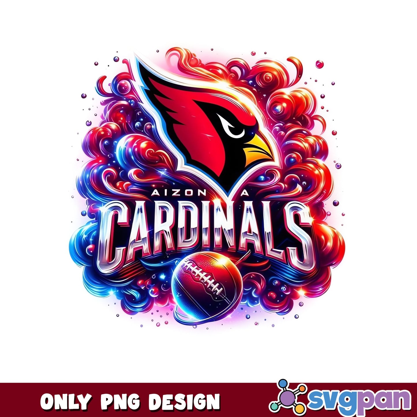 Arizona Cardinals PNG, NFL Football Team Design, Cardinals PNG