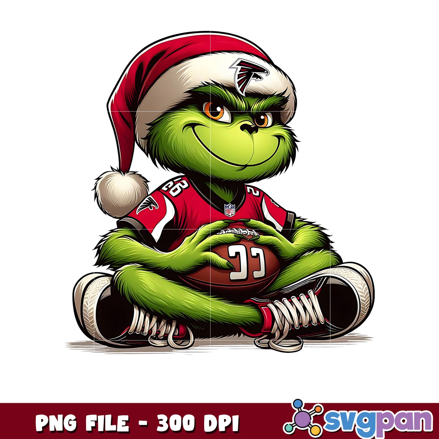 Atlanta falcons funny grinch png, nfl mvp png, grinch falcons png