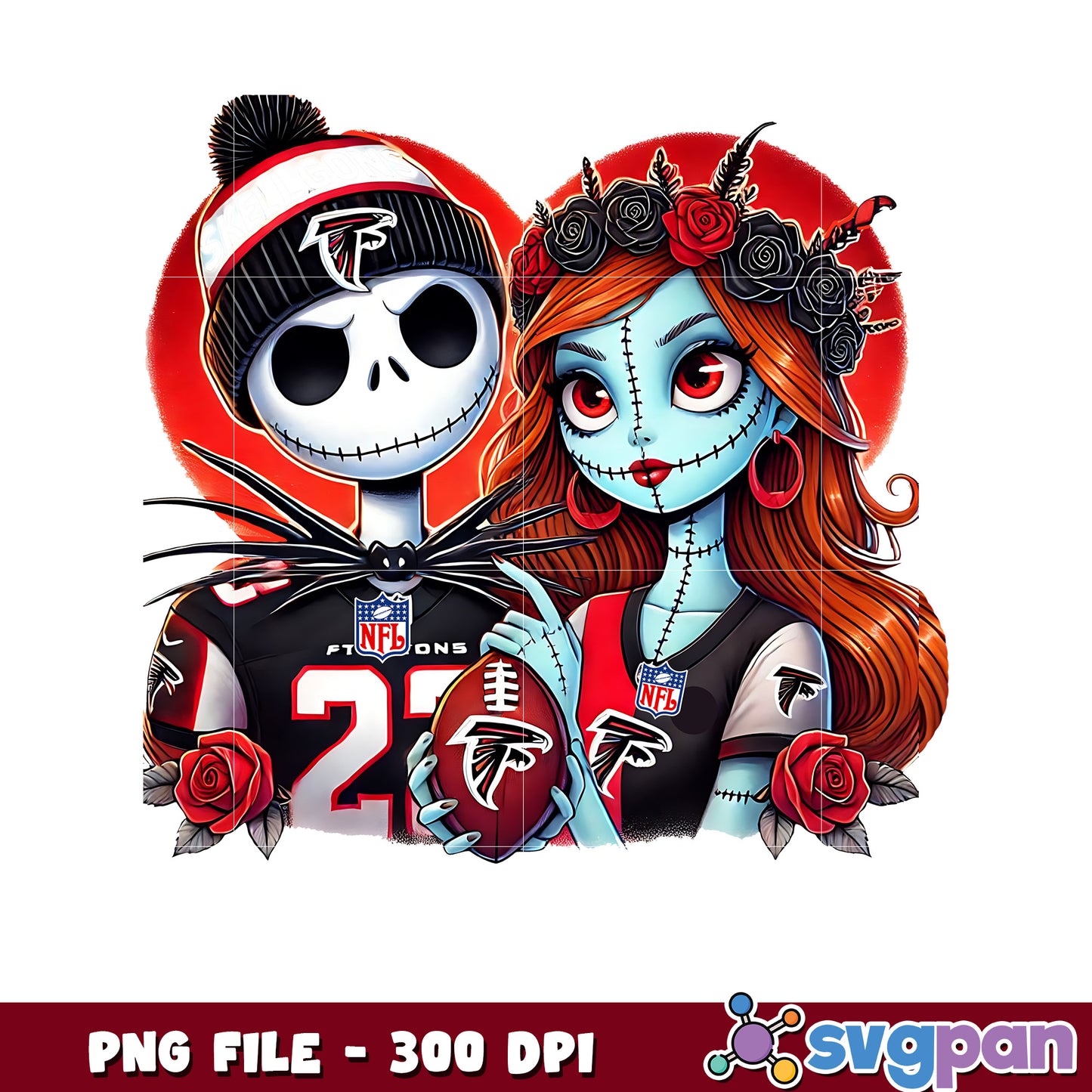 Atlanta falcons jack and sally png, nfl bracket png, nfl combine png