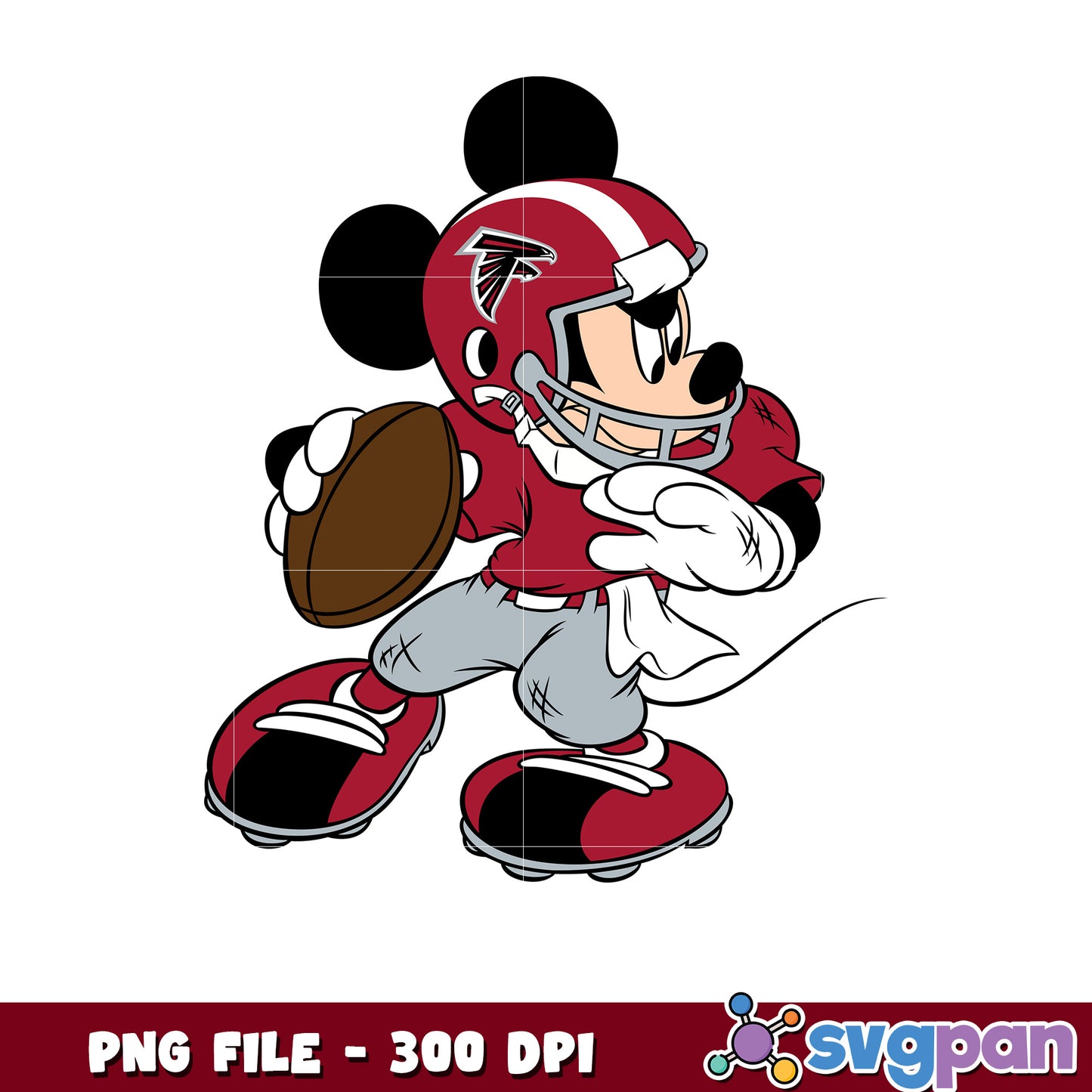 Atlanta falcons nfl mickey mouse logo png, american football league png, nfl teams png