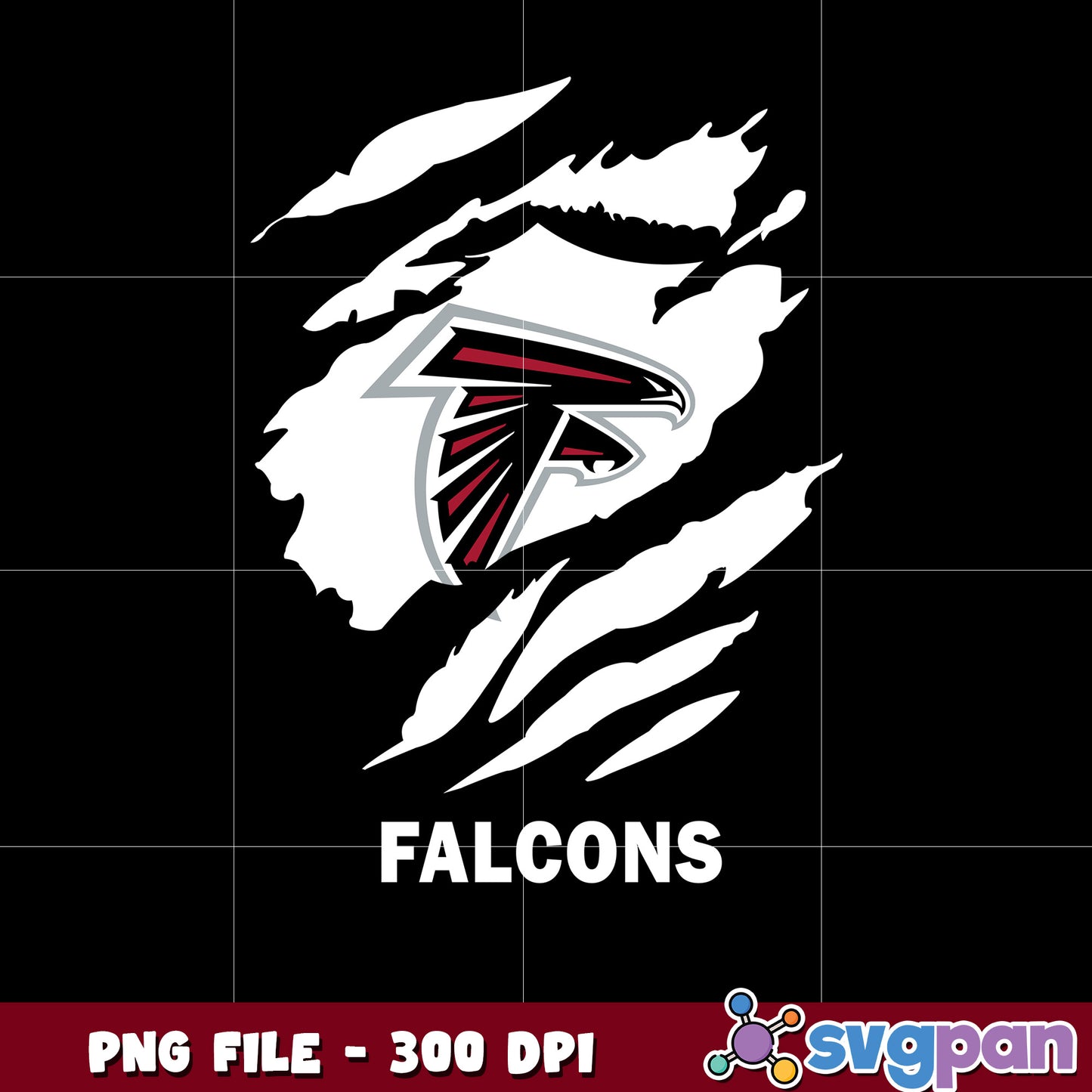 Atlanta falcons team logo png, nfl falcons emblem png, red and black falcon png