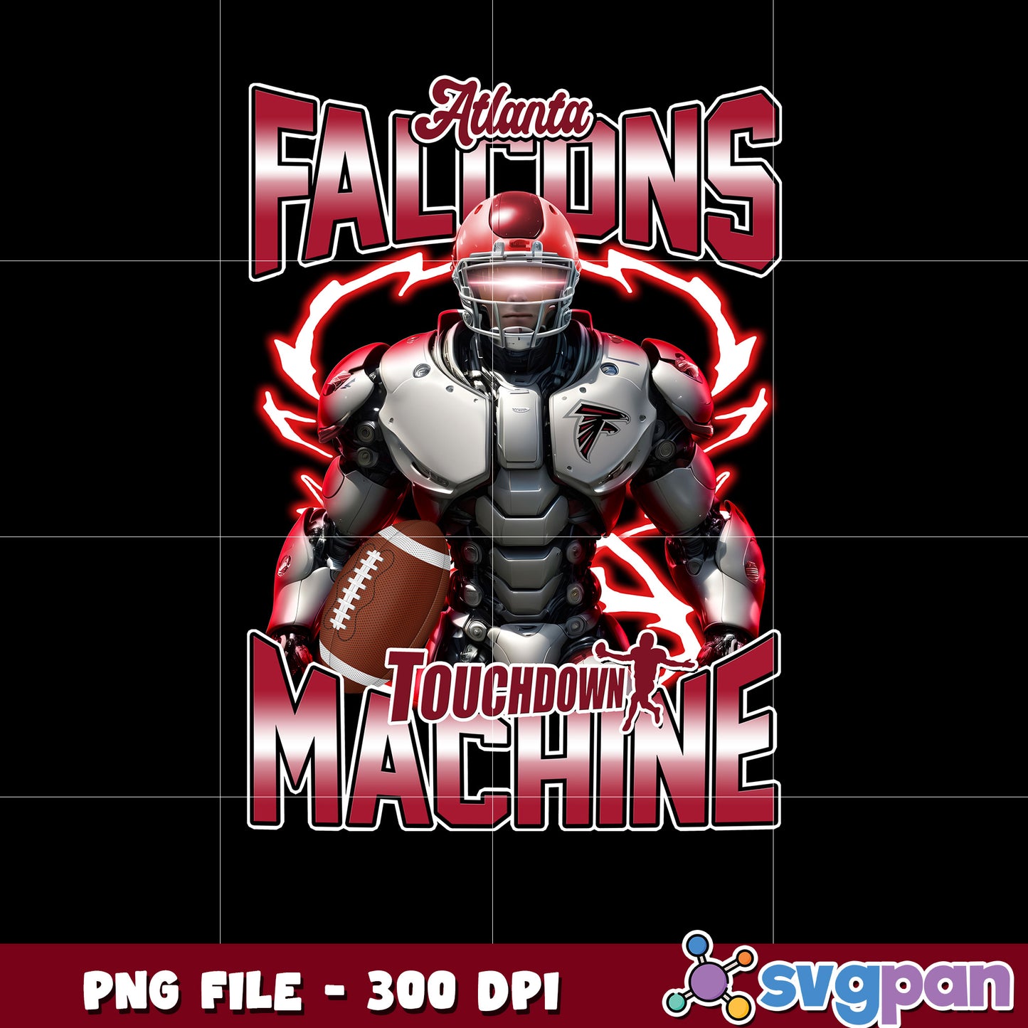 Atlanta falcons touchdown machine png, super bowl 2025 png, nfl games today png