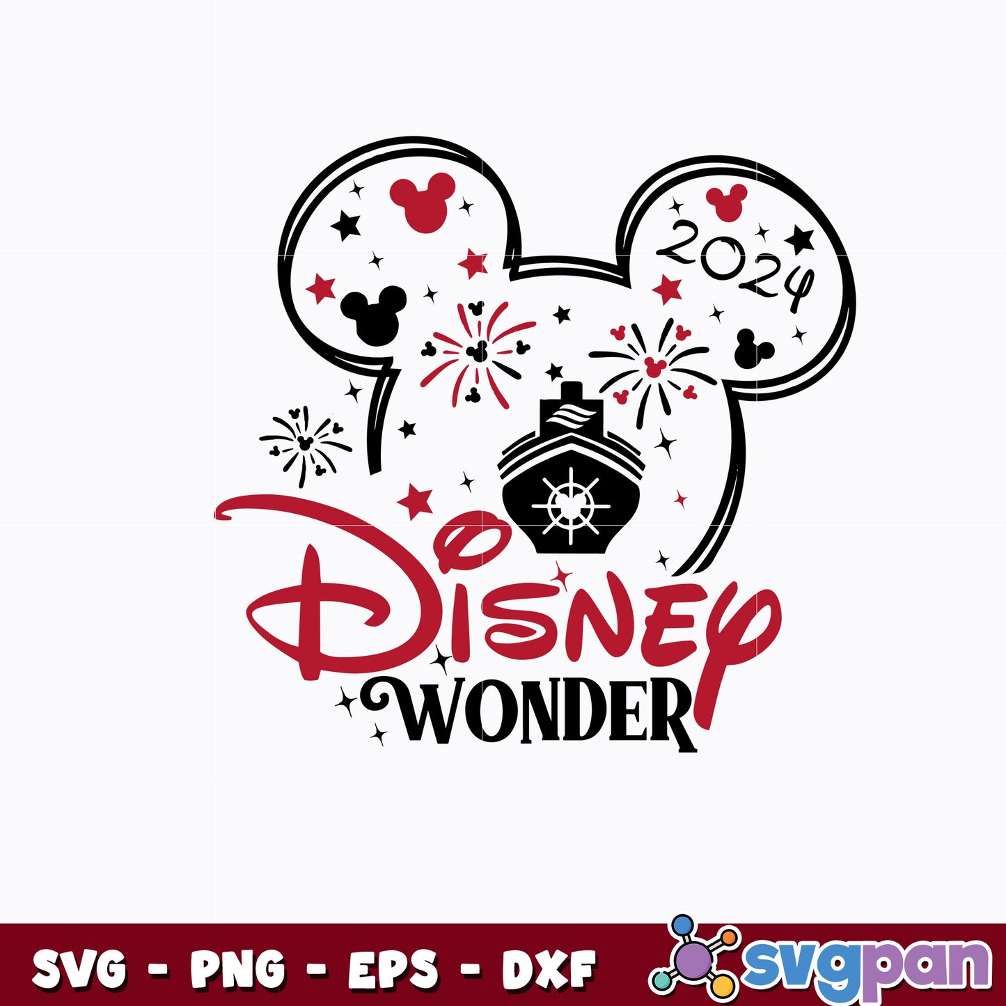 Disney wonder mickey disney svg