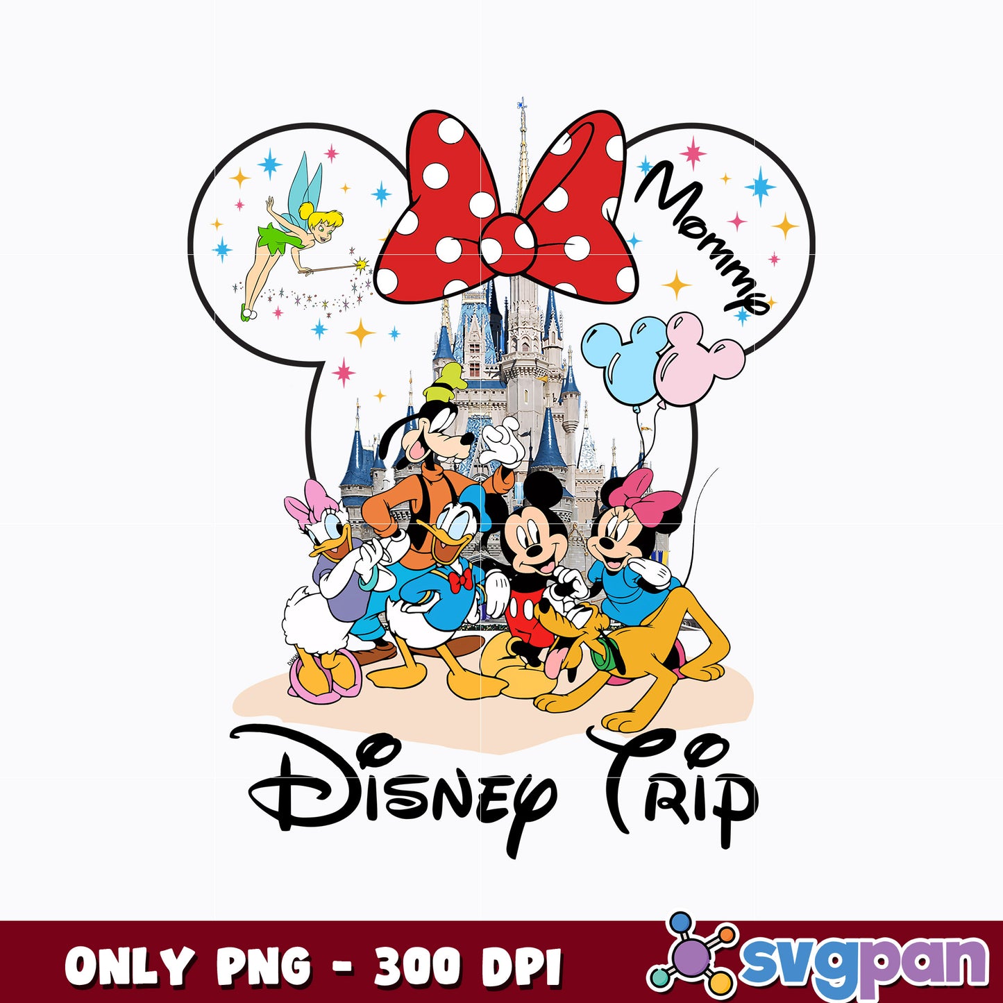 Mommy Minnie Mouse Disney Trip png