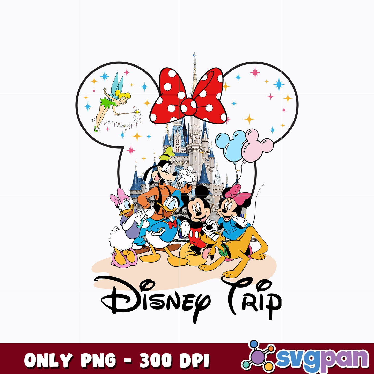 Minnie Mouse Disney Trip png