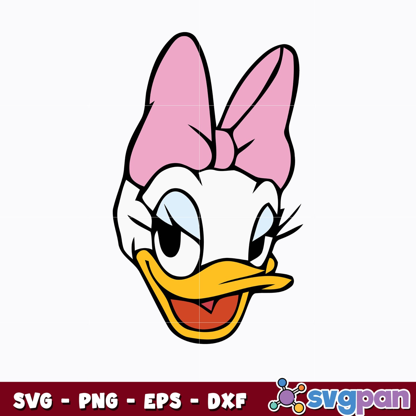 Daisy Duck svg, Disney Daisy Duck svg
