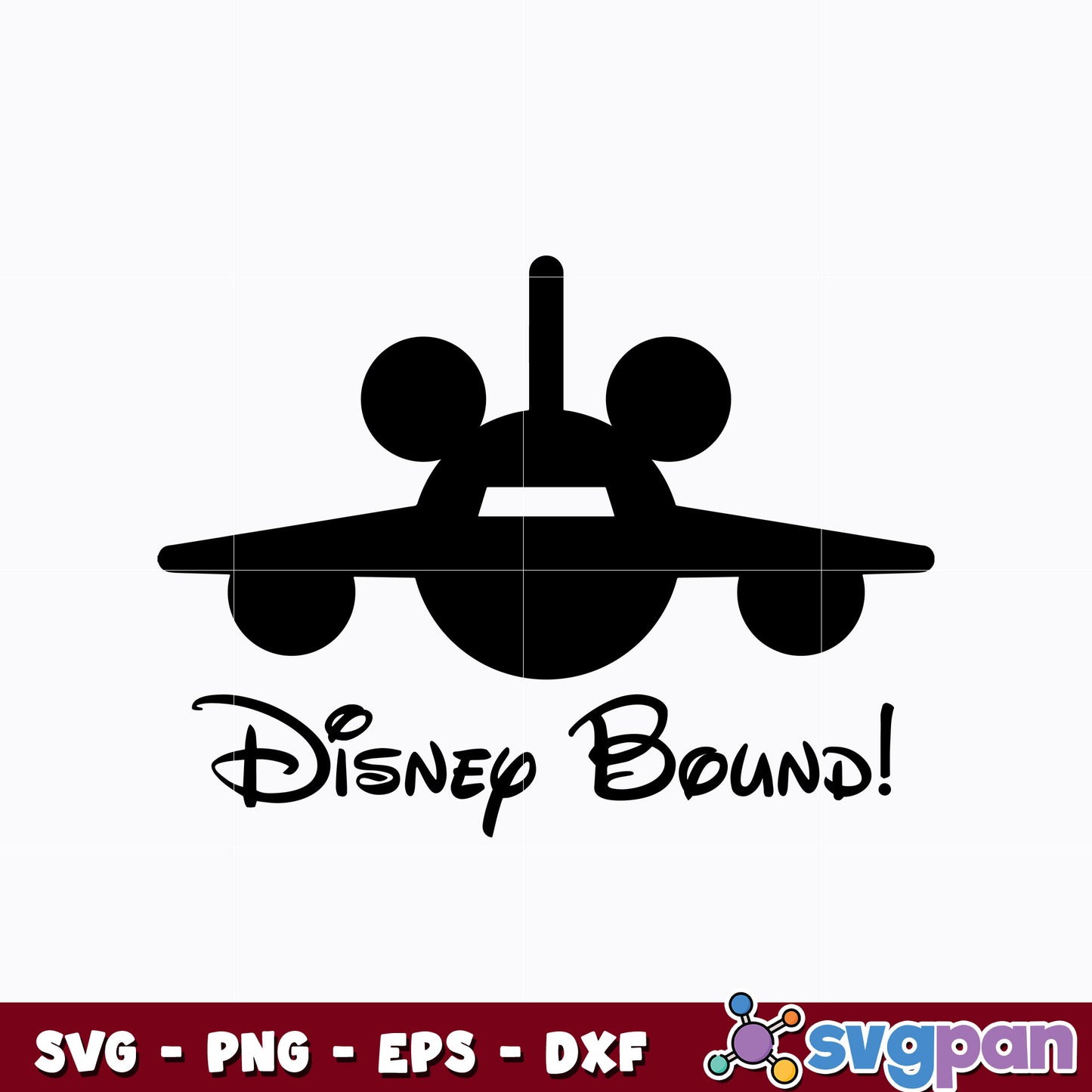 Mickey Disney bound svg