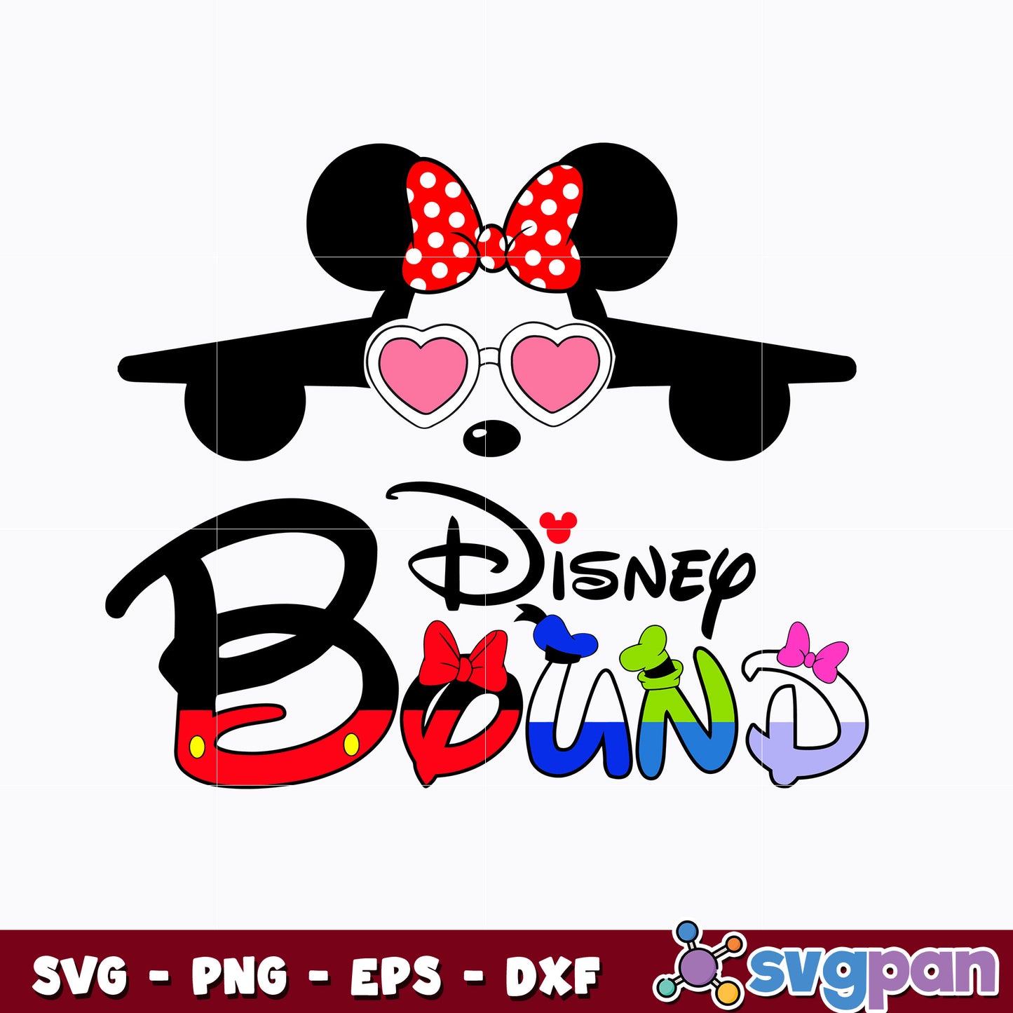 Minnie disney bound svg
