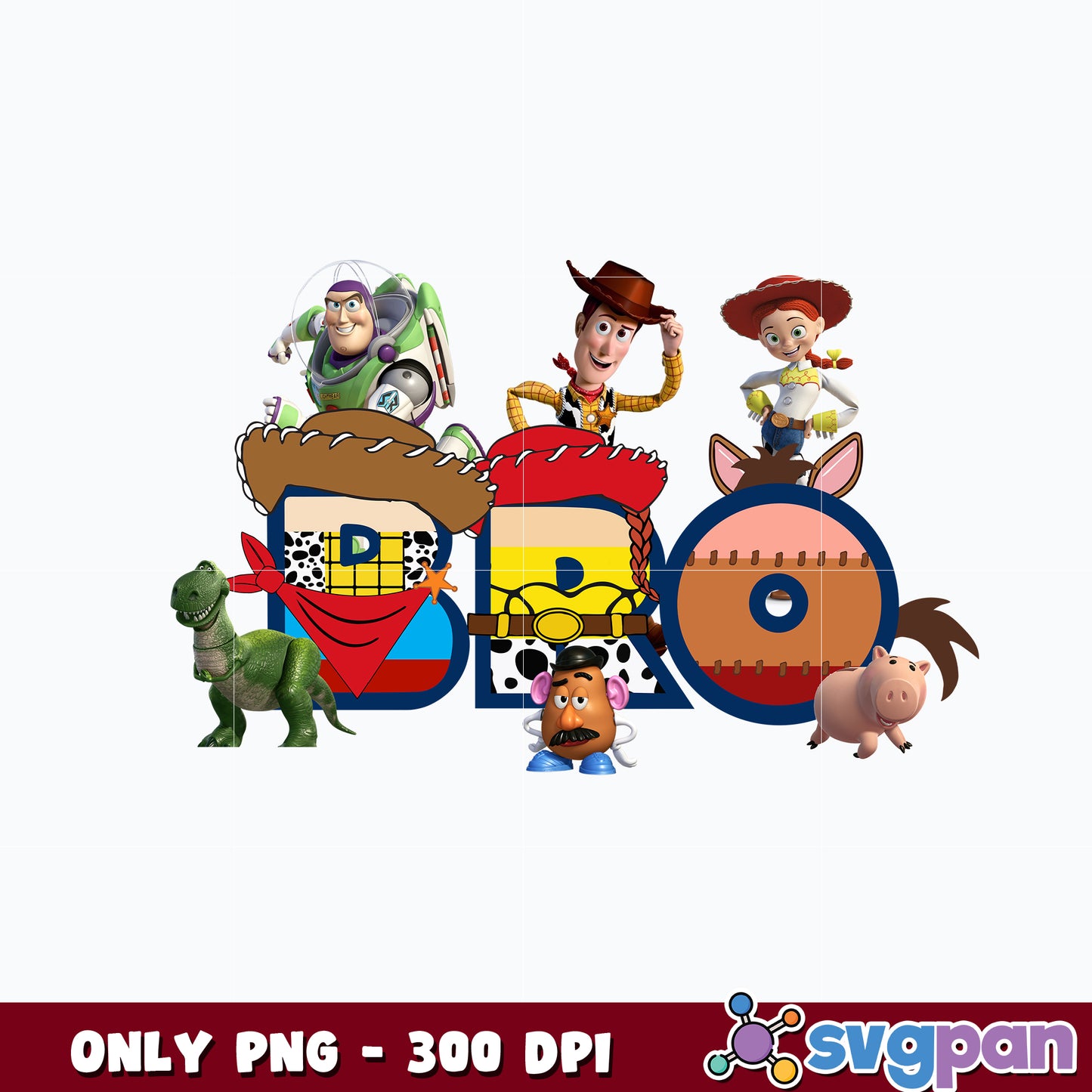 Woody and game story bro png