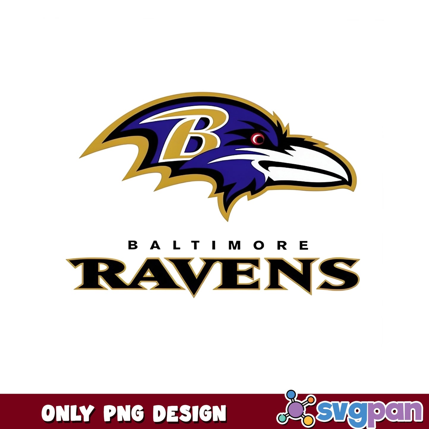 Baltimore Ravens PNG, NFL Football Team Logo, Ravens PNG