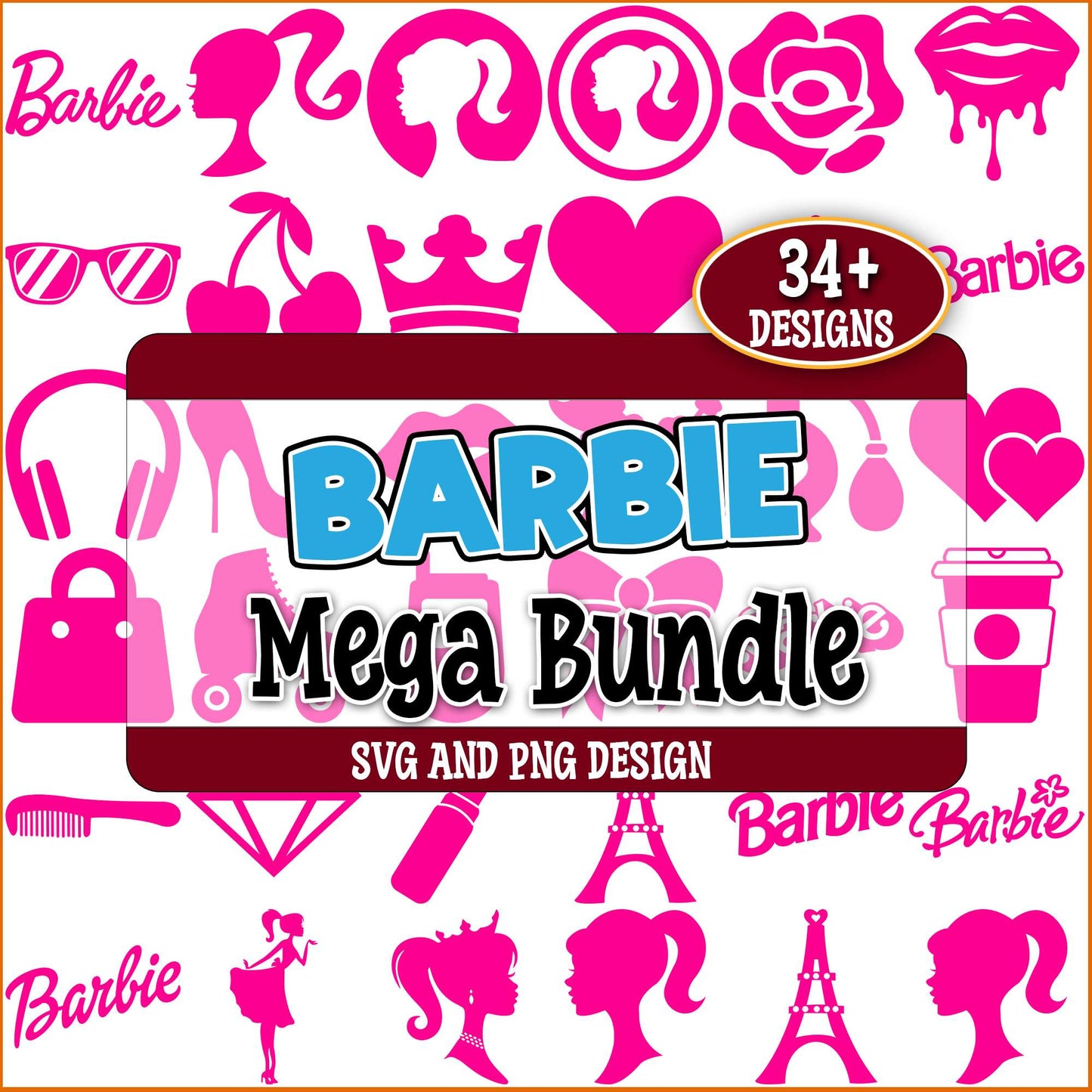 Barbie doll goods svg bundle