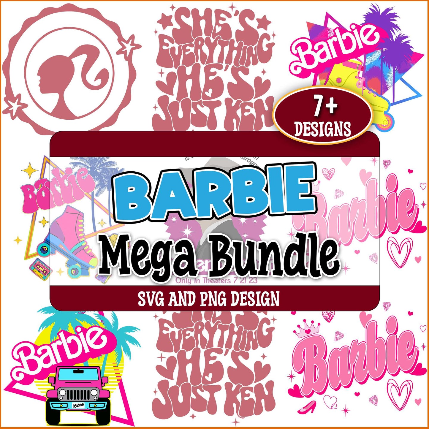 Barbie x ken svg bundle