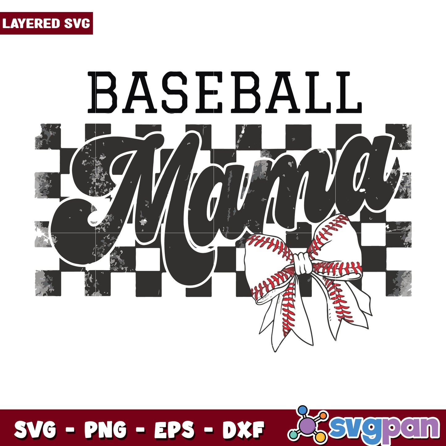 Baseball and mama svg, mother day svg, sports mom svg