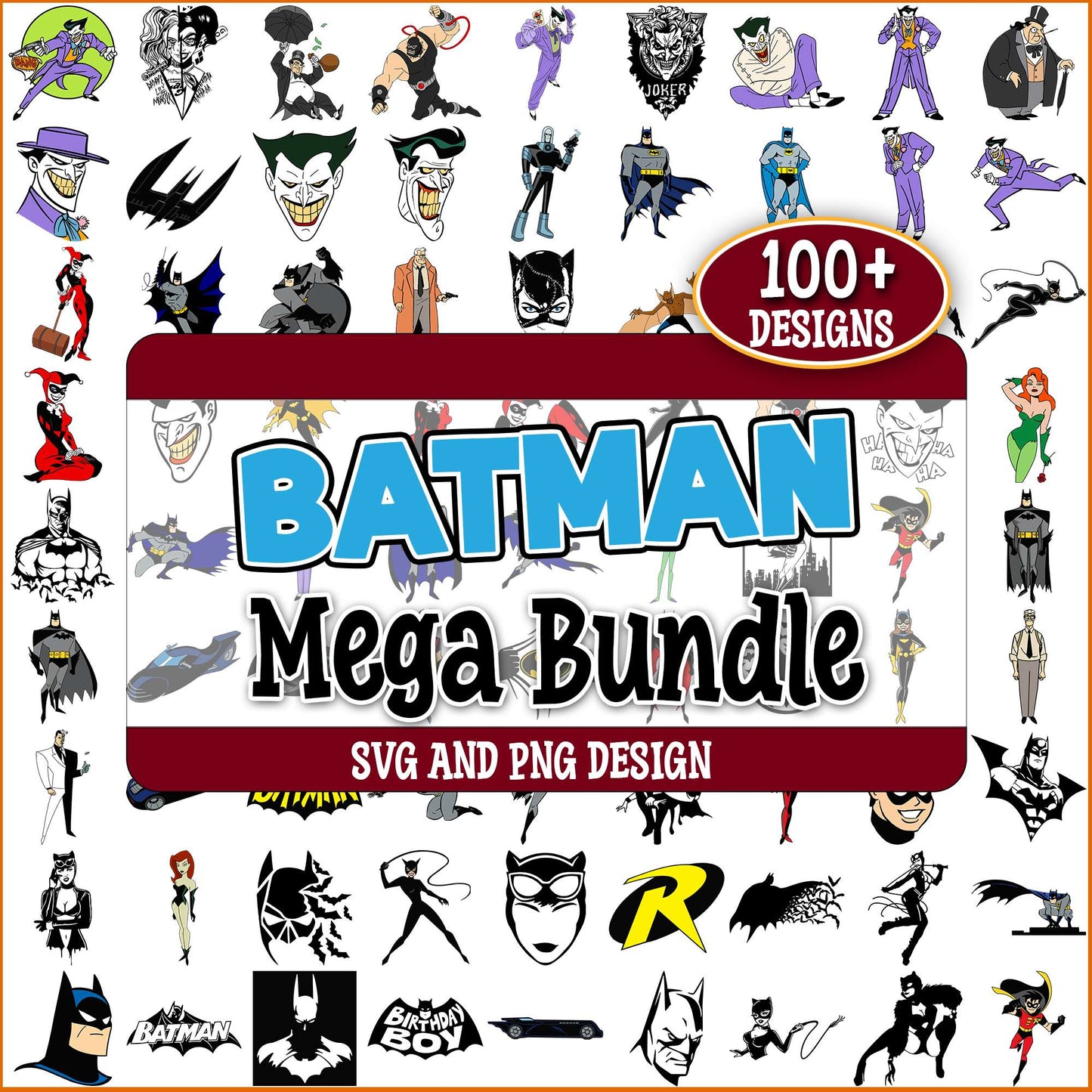 Batman birthday boy svg bundle