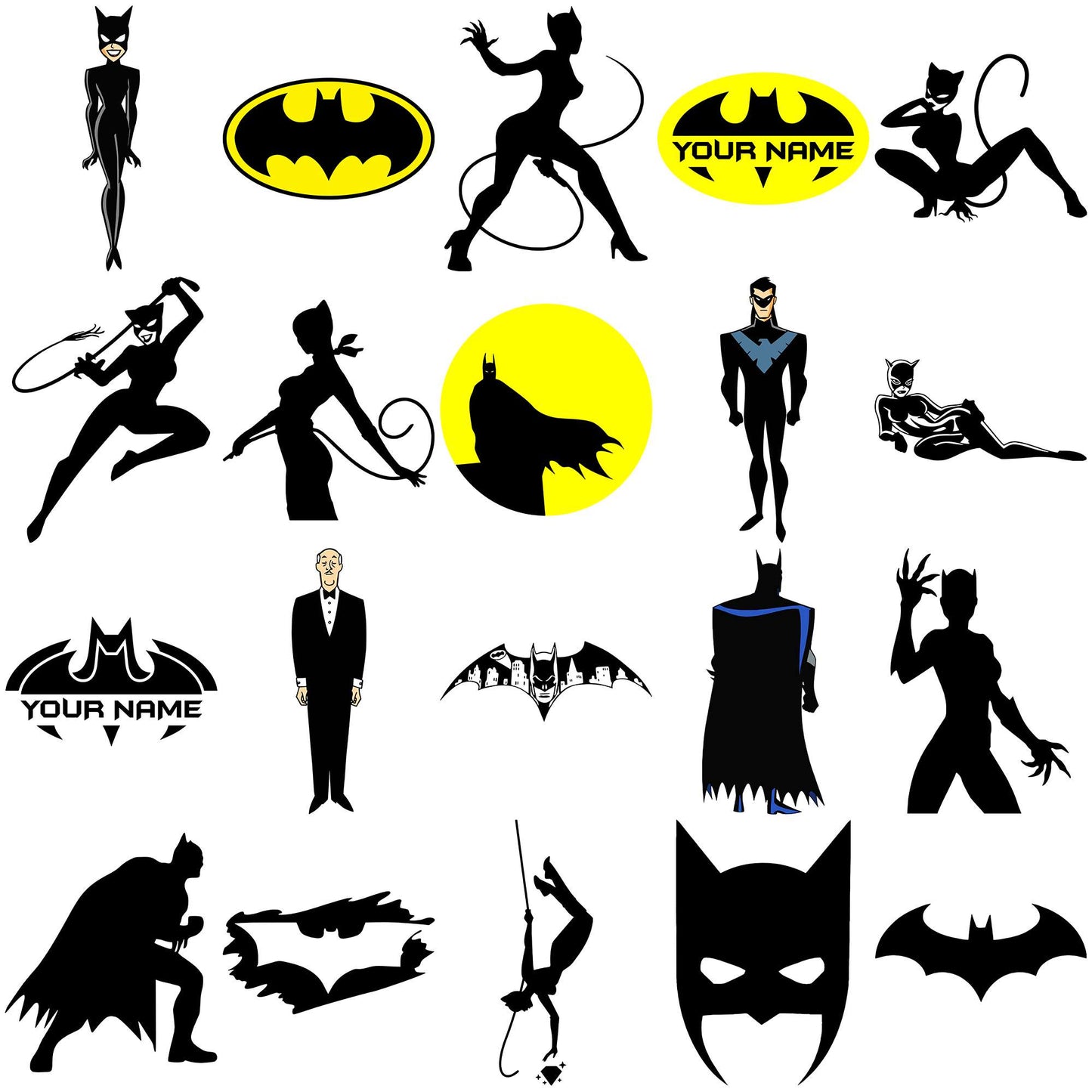 Batman birthday boy svg bundle, batman movies svg, batman and robin svg