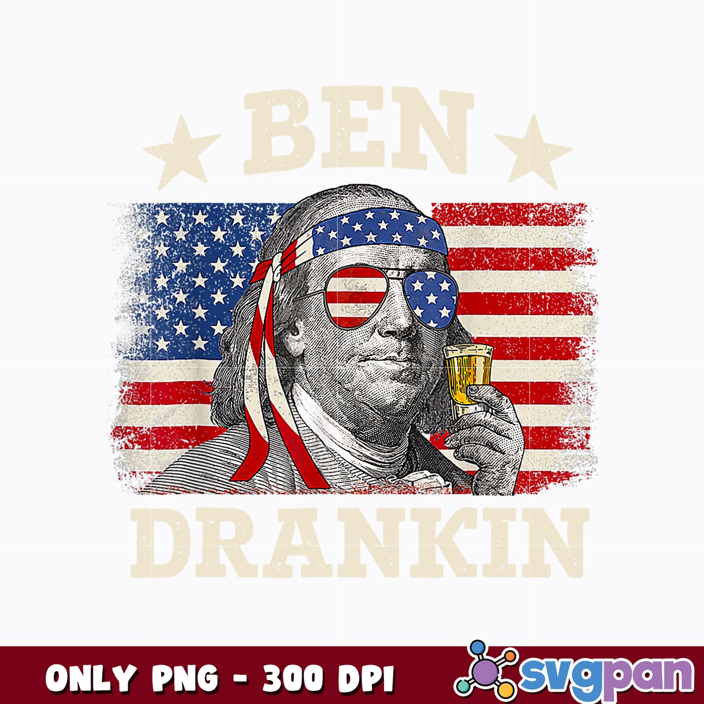 Ben Drankin 4th Of July png