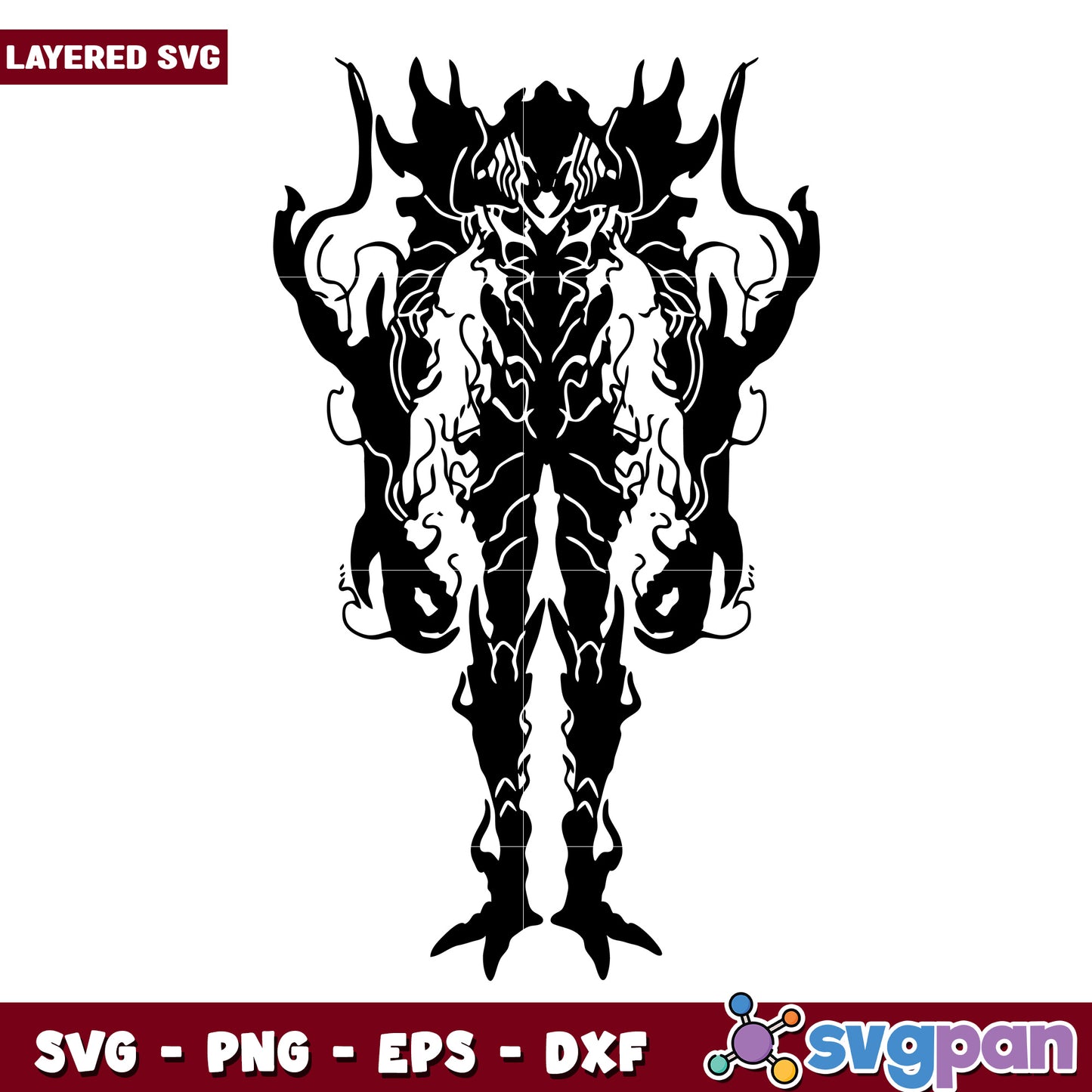 Beru shadow general design svg, sung jin woo svg, solo leveling svg