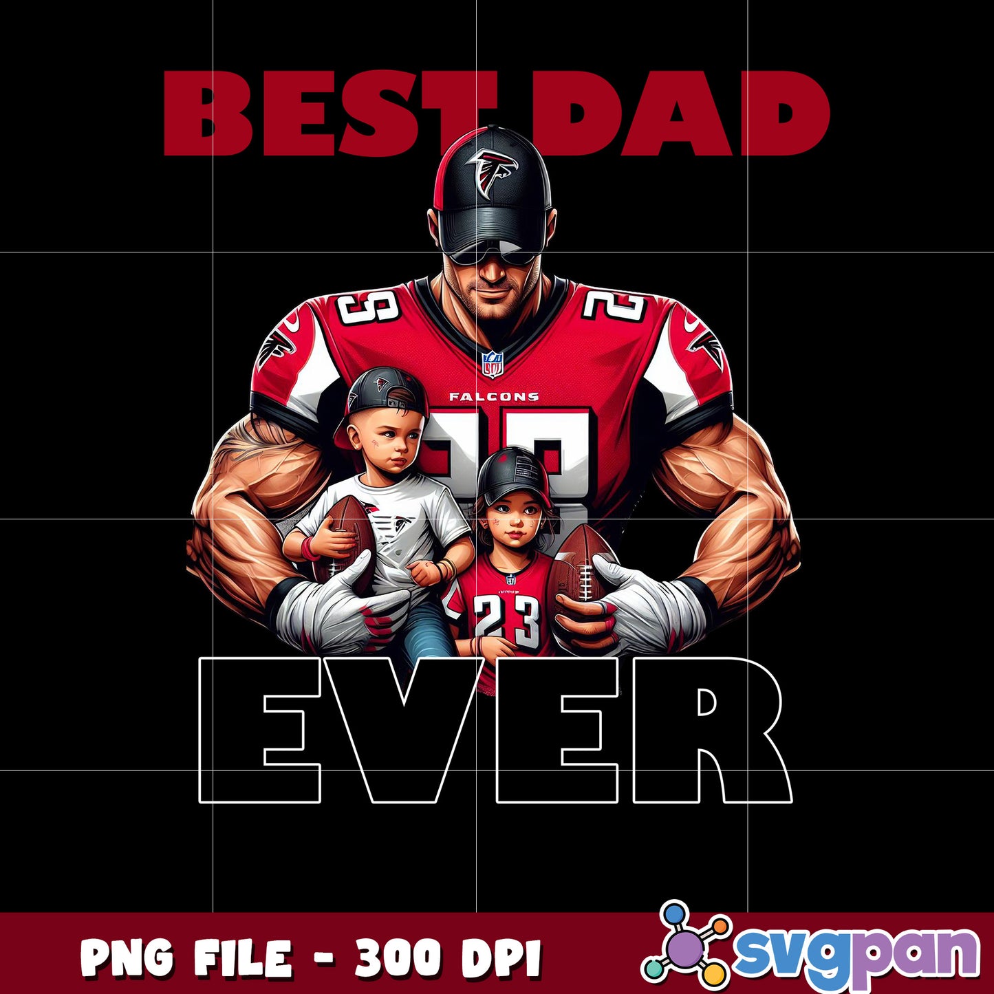 Best dad ever atlan ta falcons png, national football league png, nfl falcons png