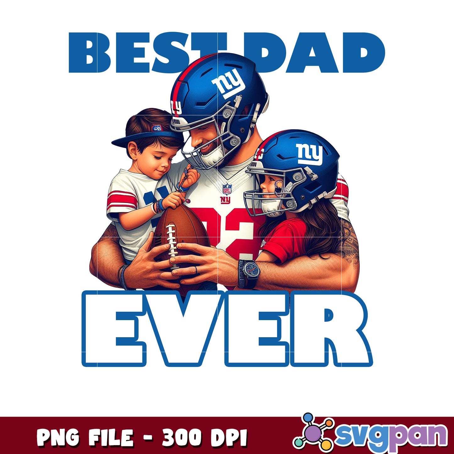 Best dad ever new york giants png, national football league png, nfl giants png