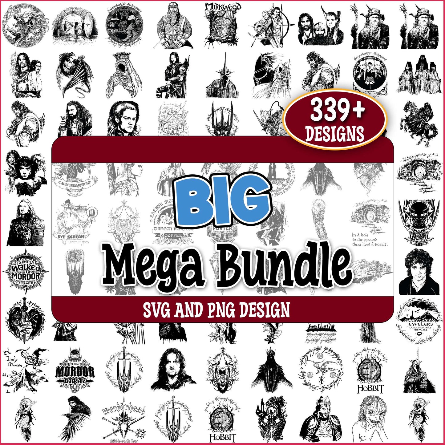 Big lotr svg bundle