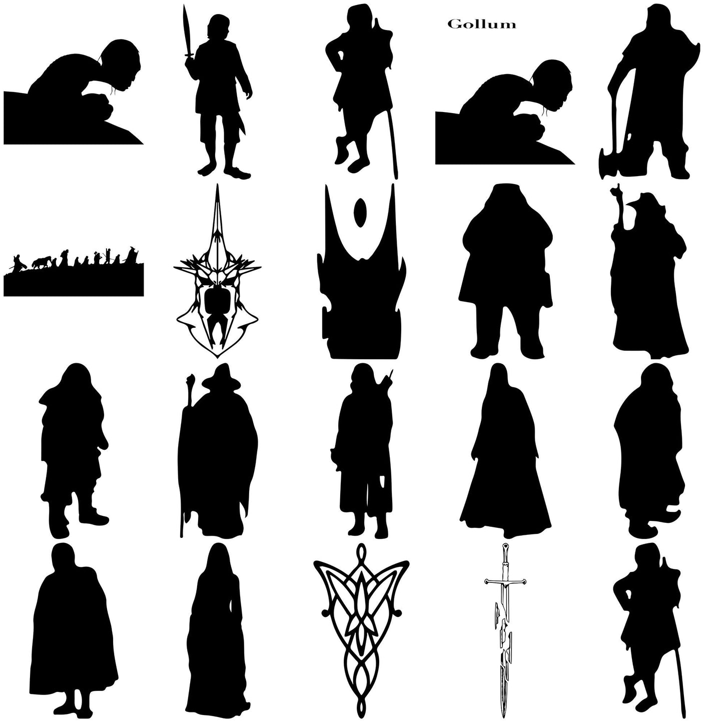Big lotr svg bundle, lord of the rings svg, lord of the rings movies svg