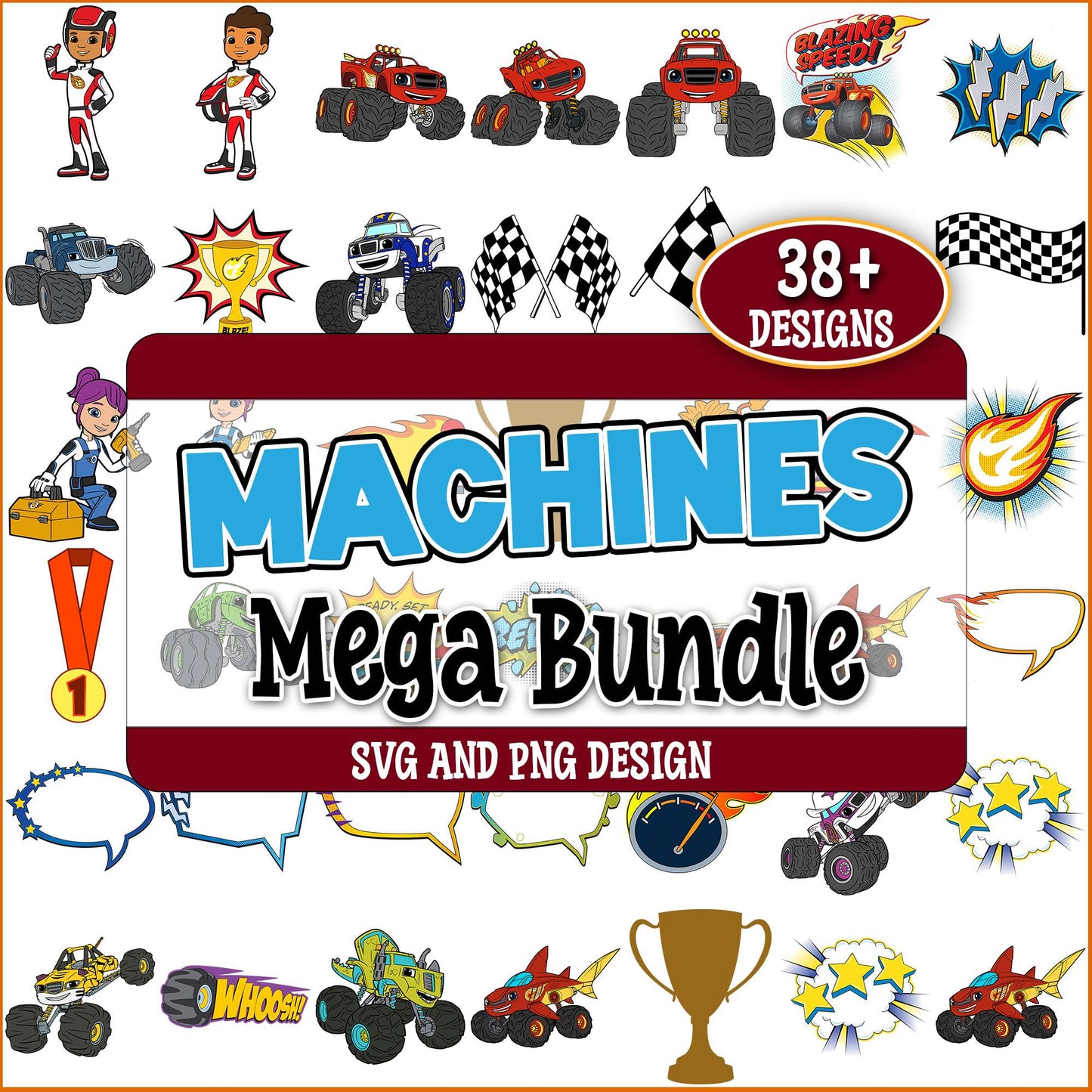 Blaze svg bundle