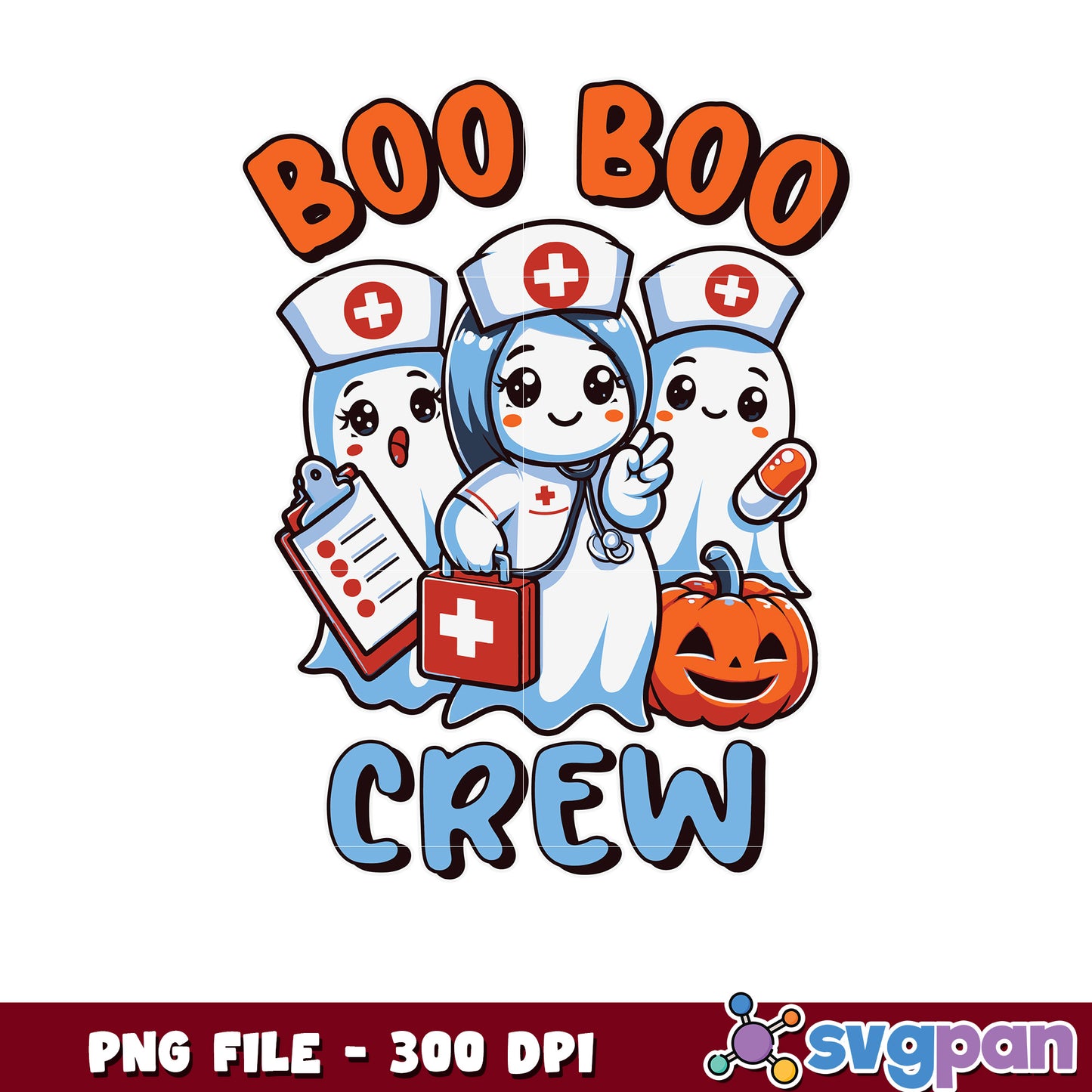 Boo boo crew png, scary characters png, halloween holiday png