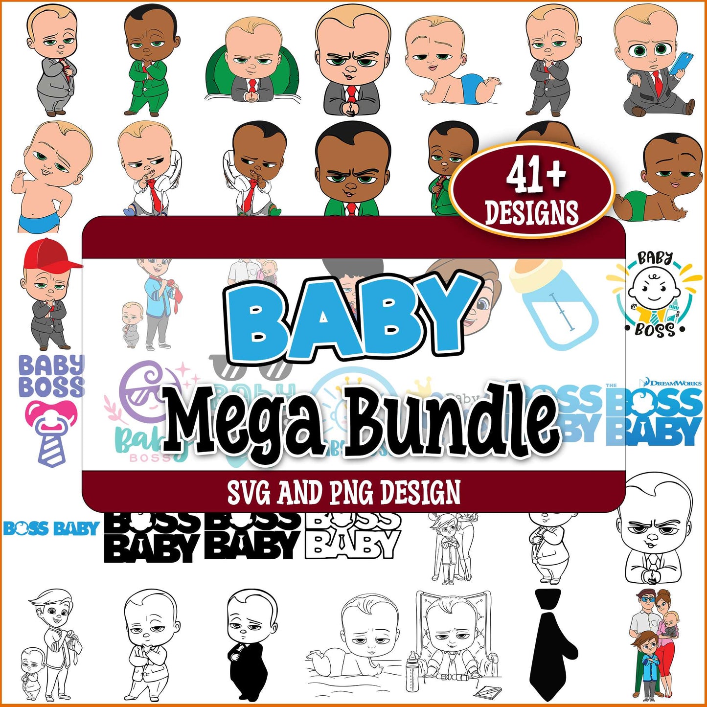 Boss baby svg bundle